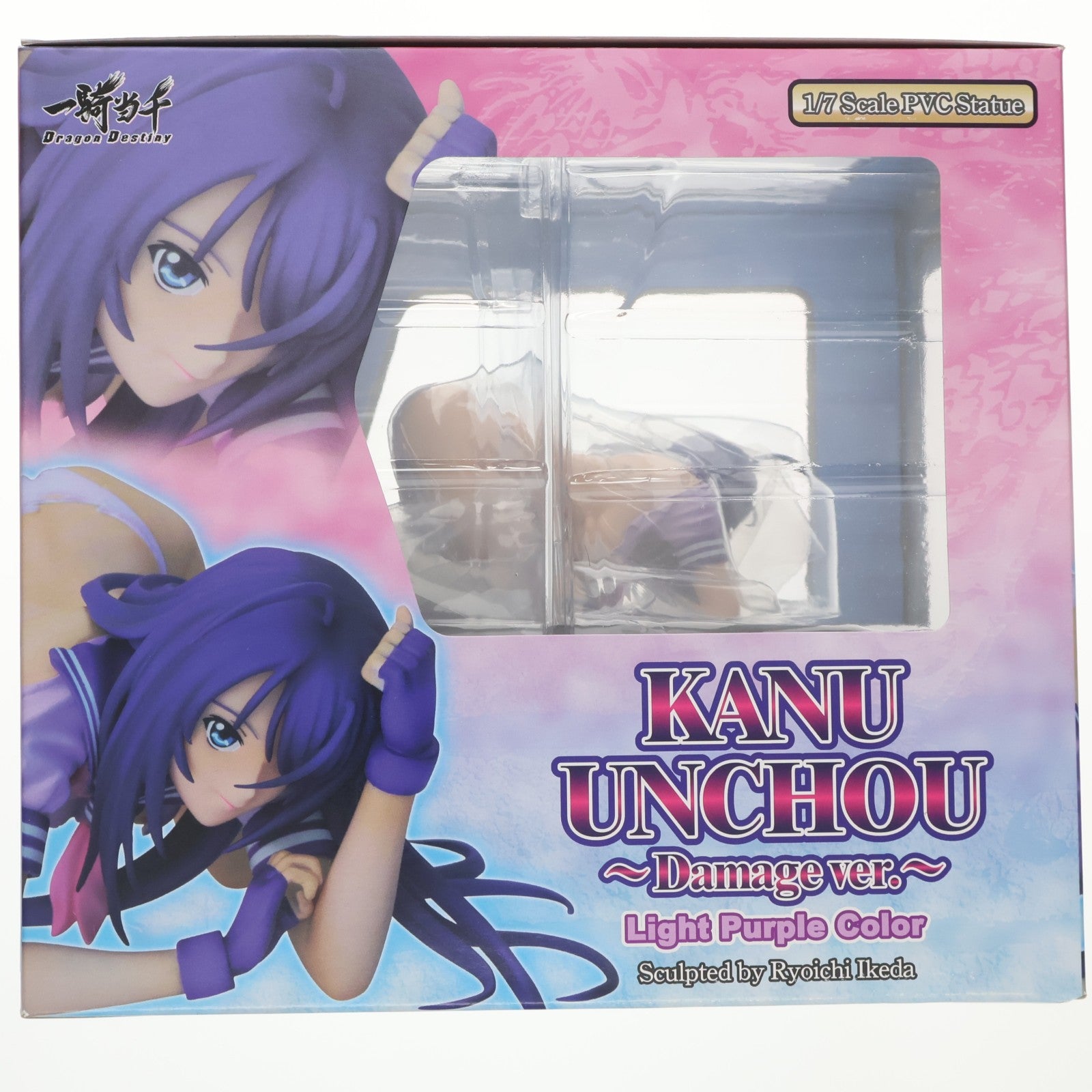 【中古即納】[FIG] 関羽雲長(かんううんちょう)～ダメージver.～ ライトパープルカラー 一騎当千 Dragon Destiny(ドラゴンディスティニー) 1/7 完成品 フィギュア グリフォンエンタープライズ(20100627)