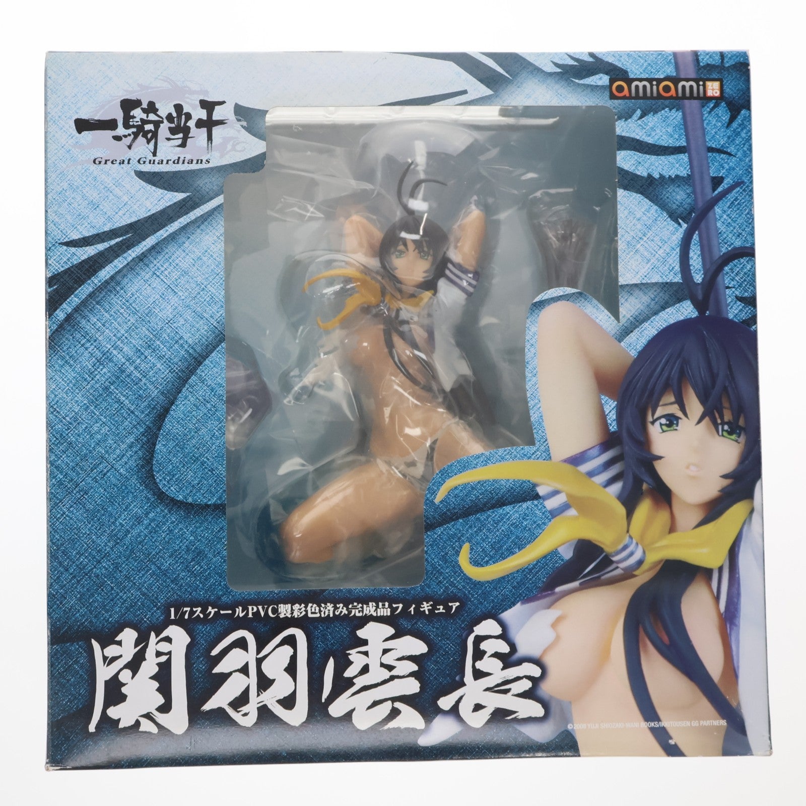 【中古即納】[FIG] 関羽雲長(かんううんちょう) 一騎当千 Great Guardians(グレートガーディアンズ) 1/7 完成品 フィギュア あみあみ(20090331)