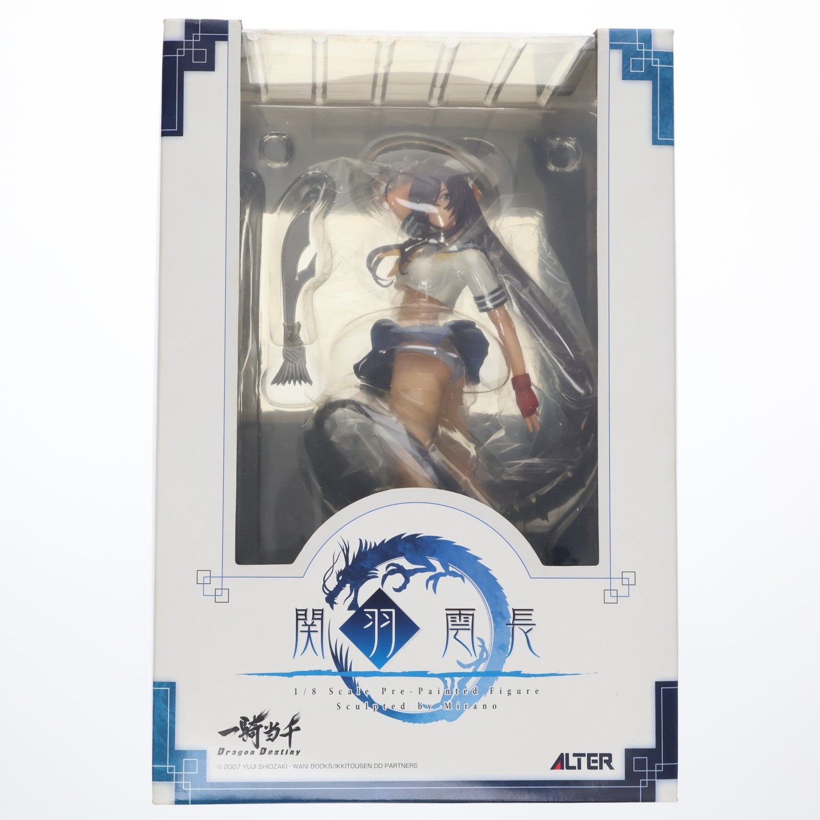 【中古即納】[FIG] 関羽雲長(かんううんちょう) 一騎当千 Dragon Destiny(ドラゴンディスティニー) 1/8 完成品 フィギュア アルター(20100403)