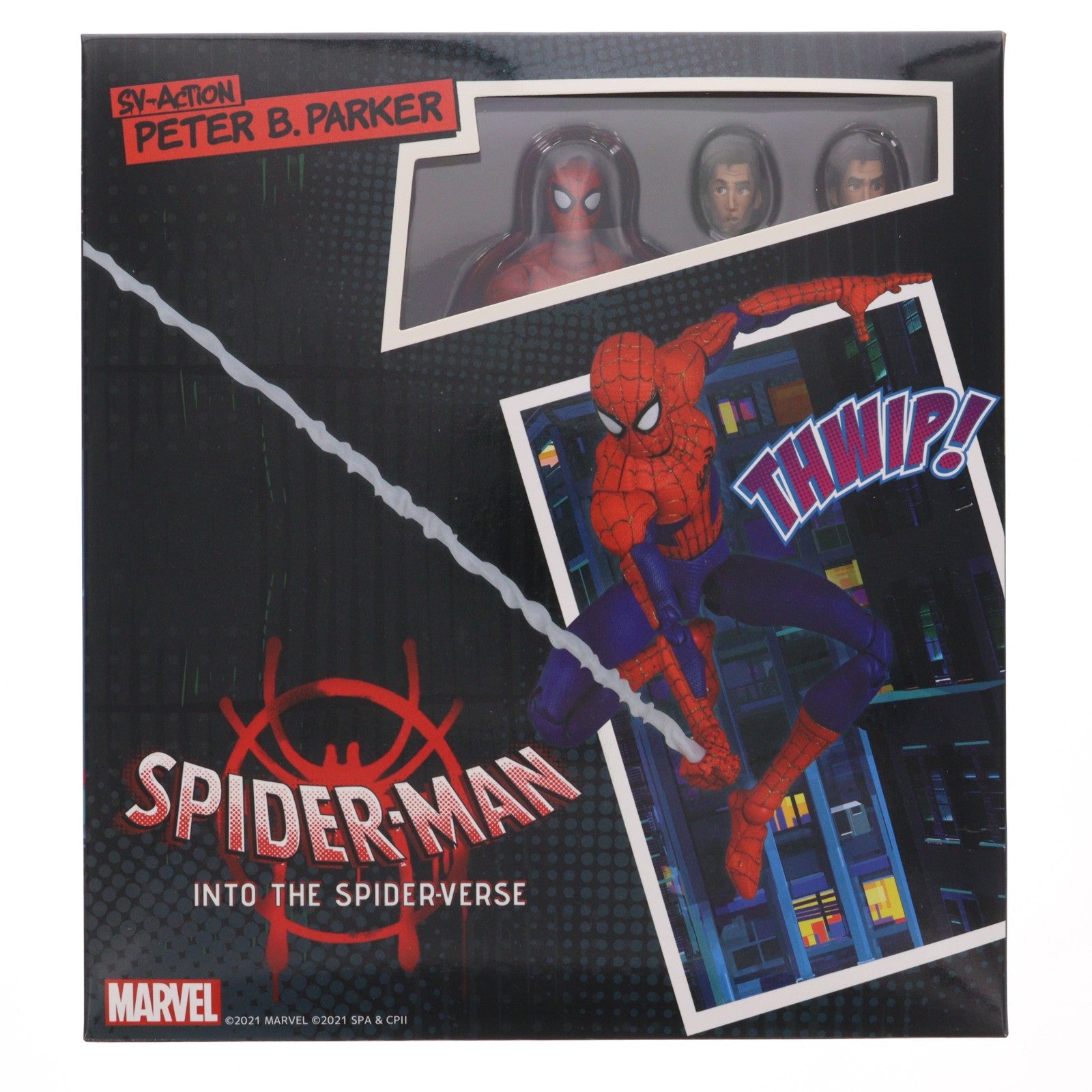 【中古即納】[FIG] SVアクション ピーター・B・パーカー/スパイダーマン スパイダーマン:スパイダーバース 完成品 アクションフィギュア 千値練(せんちねる)(20220116)