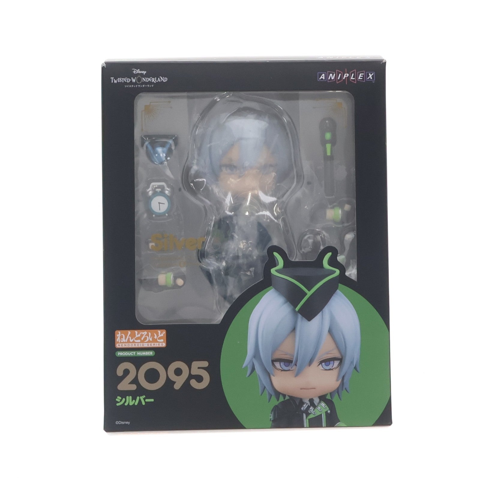 【中古即納】[FIG] ねんどろいど 2095 シルバー ディズニー ツイステッドワンダーランド 完成品 可動フィギュア GOODSMILE ONLINE SHOP&ANIPLEX+限定 アニプレックス(20230930)