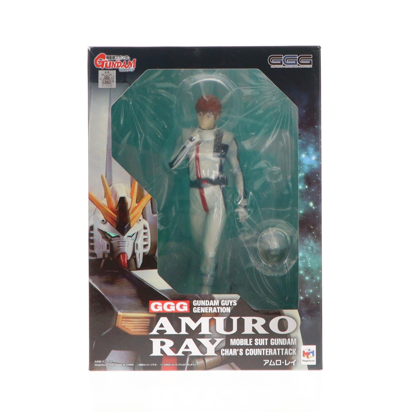 【中古即納】[FIG] GGG(ガンダム・ガイズ・ジェネレーション) アムロ・レイ 機動戦士ガンダム 逆襲のシャア 1/8 完成品 フィギュア メガハウス(20200829)