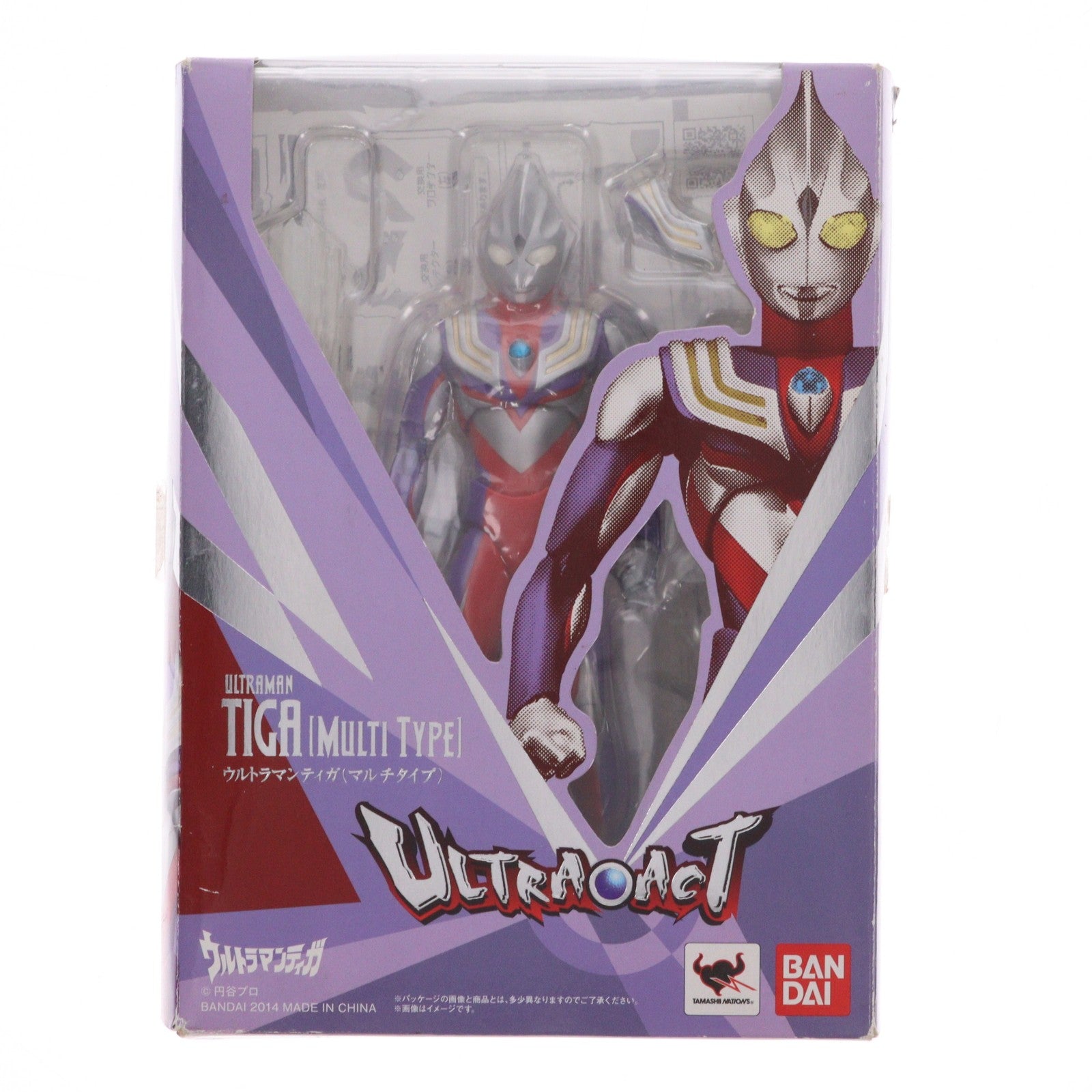 【中古即納】[FIG] ULTRA-ACT(ウルトラアクト) ウルトラマンティガ(マルチタイプ) 完成品 可動フィギュア バンダイ(20150613)