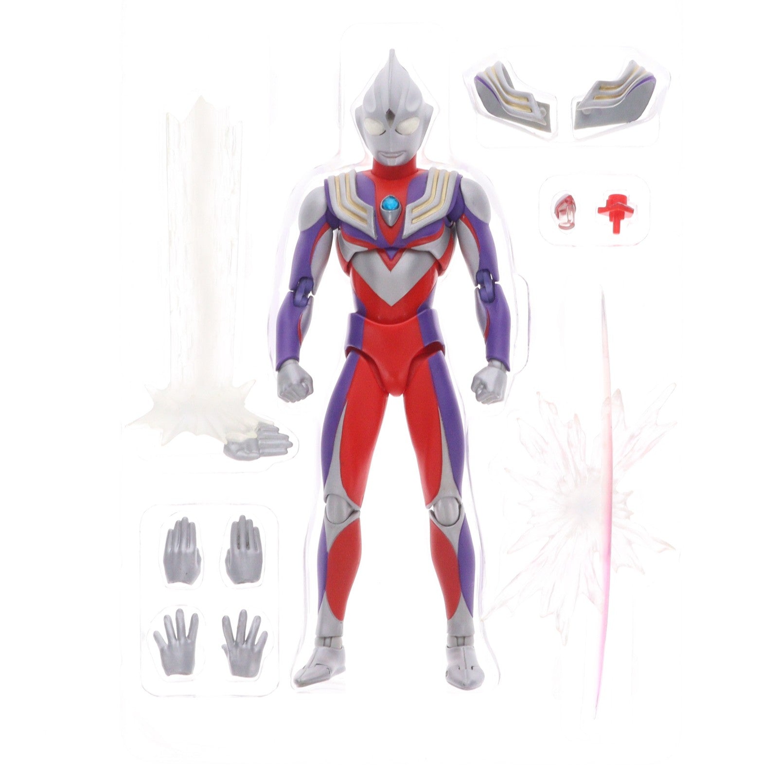 【中古即納】[FIG] ULTRA-ACT(ウルトラアクト) ウルトラマンティガ(マルチタイプ) 完成品 可動フィギュア バンダイ(20150613)