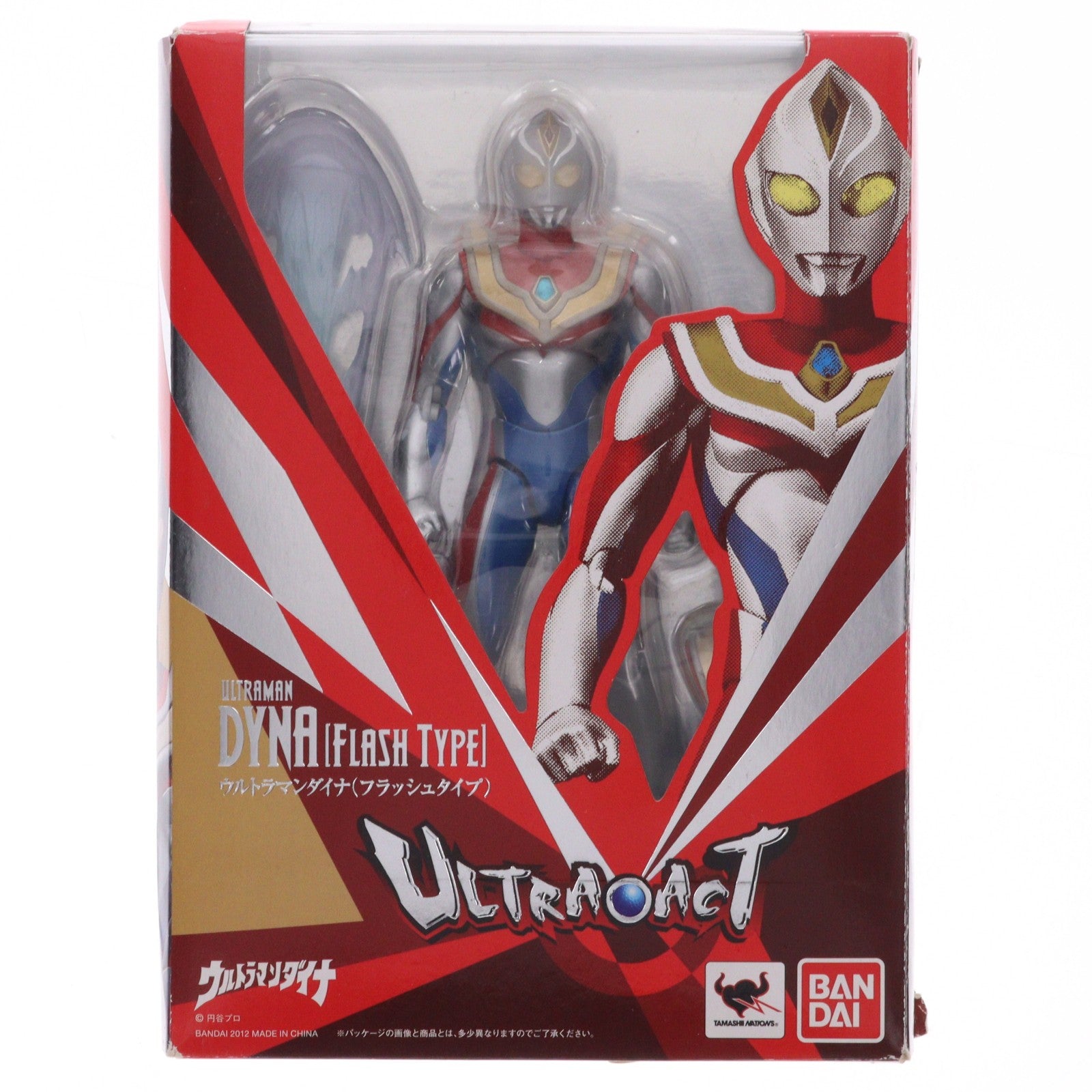 【中古即納】[FIG] ULTRA-ACT(ウルトラアクト) ウルトラマンダイナ(フラッシュタイプ) 完成品 可動フィギュア バンダイ(20120727)