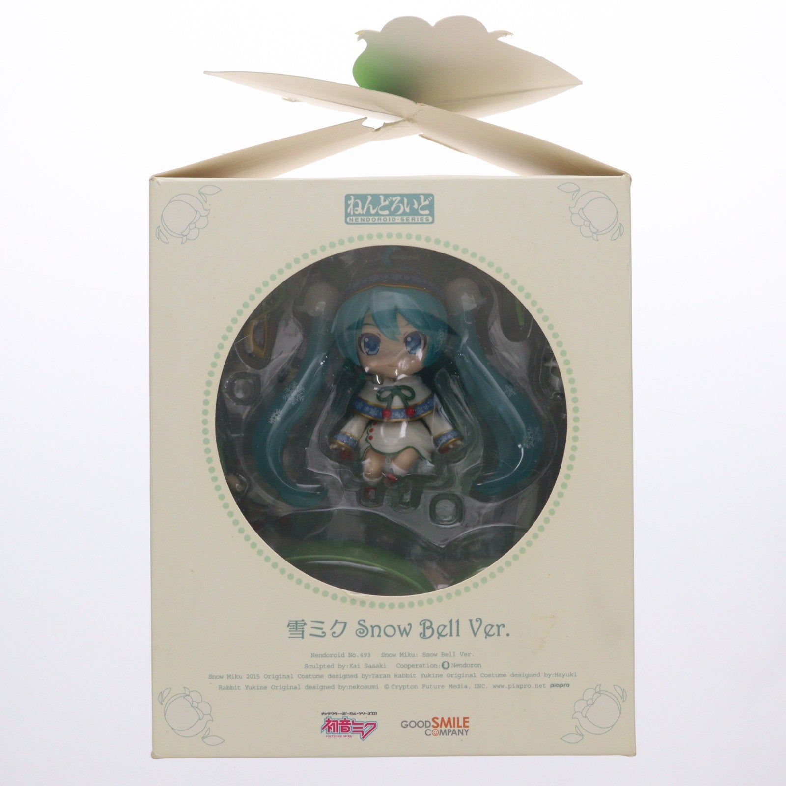 【中古即納】[FIG] ねんどろいど 493 雪ミク Snow Bell Ver. キャラクター・ボーカル・シリーズ01 初音ミク 完成品 可動フィギュア GOODSMILE ONLINE SHOP&一部イベント限定 グッドスマイルカンパニー(20150208)