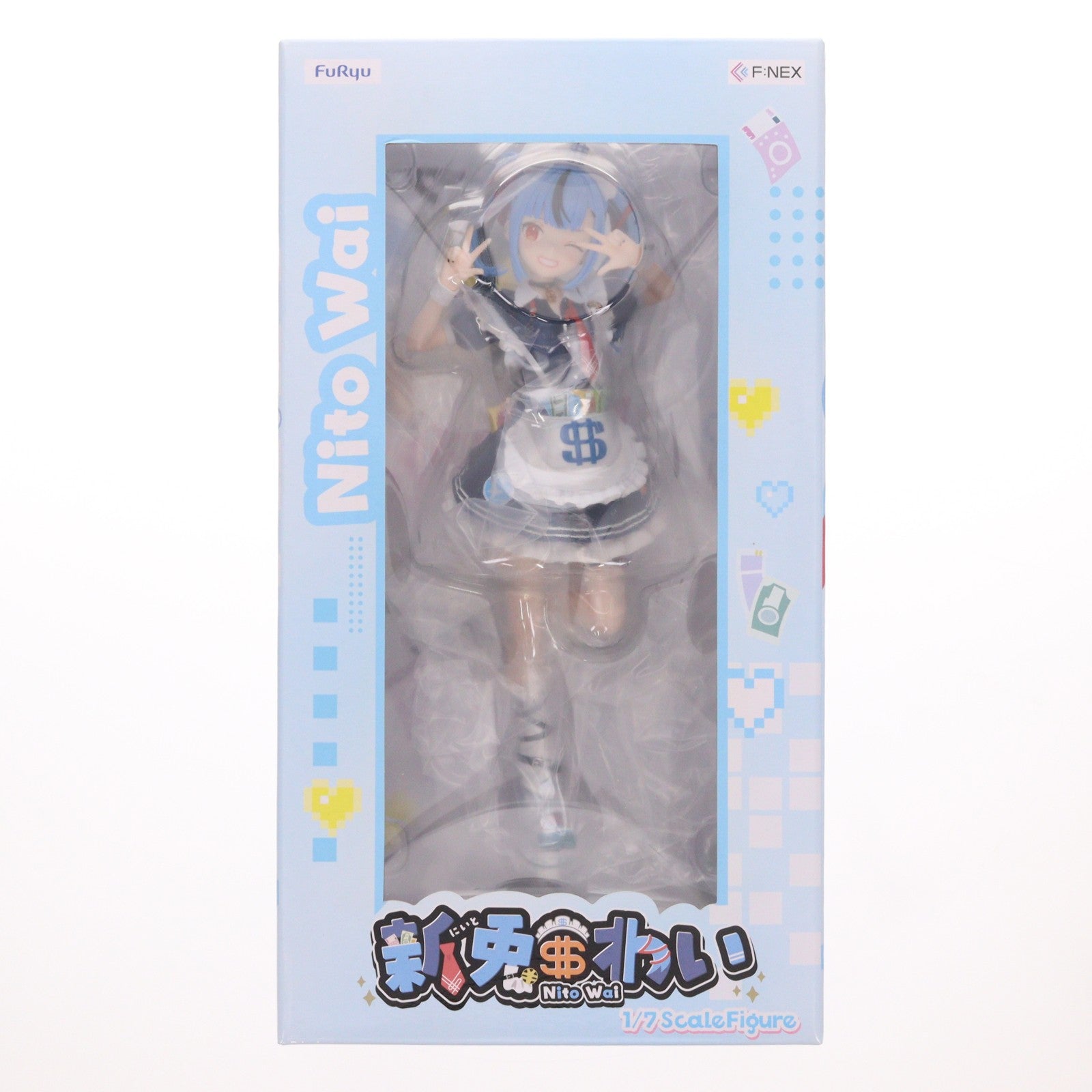 【中古即納】[FIG] FURYU HOBBY MALL限定 新兎わい(にいとわい) バーチャルYouTuber 1/7 完成品 フィギュア(AMU-FNX1143) フリュー(20251130)