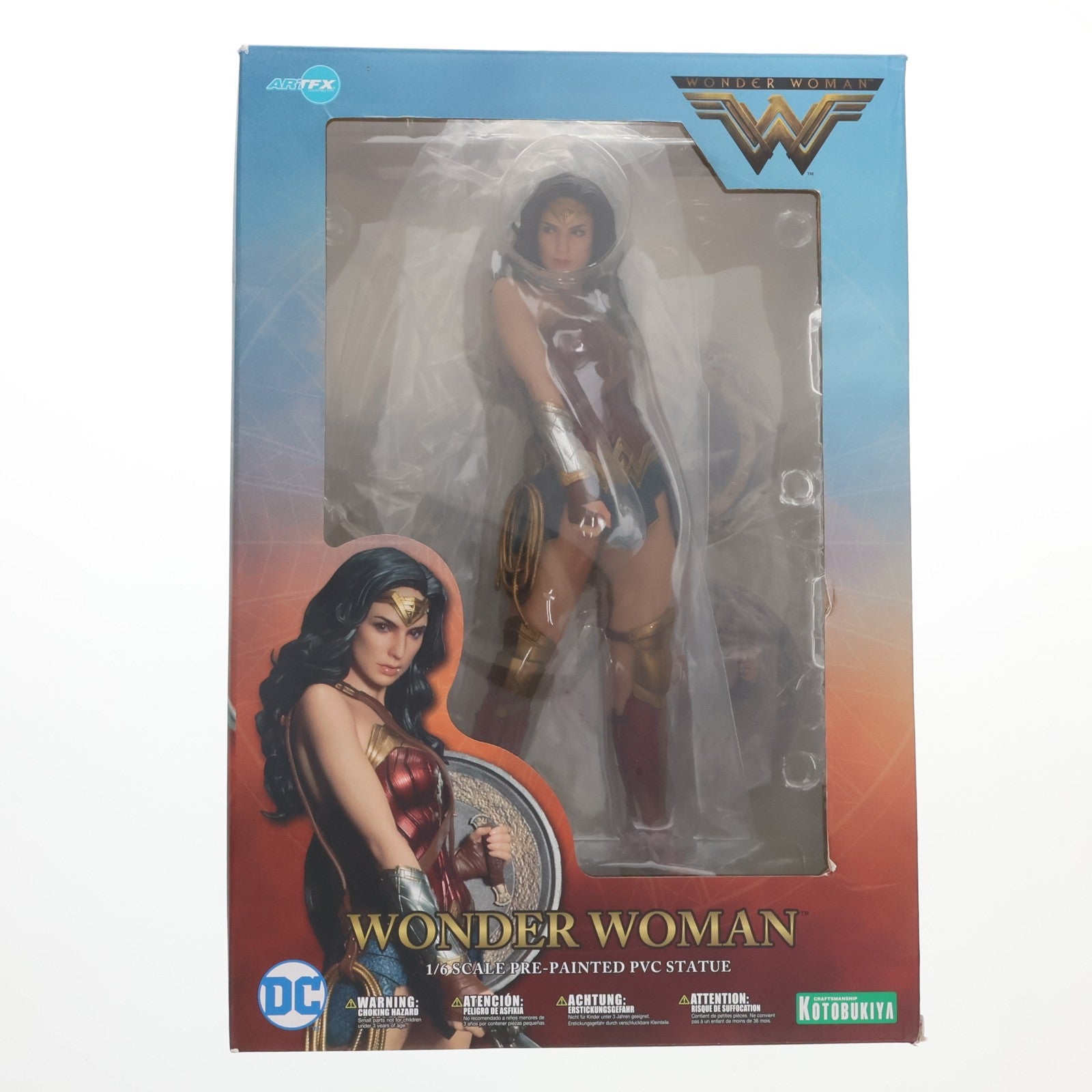 【中古即納】[FIG] 初回特典付 ARTFX ワンダーウーマン -WONDER WOMAN- DC UNIVERSE(DCユニバース) 1/6 完成品 フィギュア(SV191) コトブキヤ(20170729)