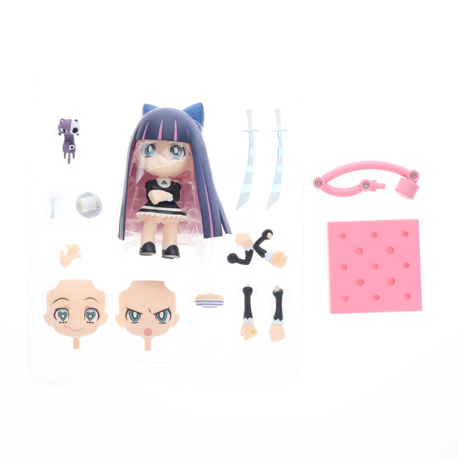 【中古即納】[FIG] ねんどろいど 161 ストッキング Panty & Stocking with Garterbelt(パンティ アンド ストッキング ウィズ ガーターベルト) 完成品 可動フィギュア グッドスマイルカンパニー(20110628)