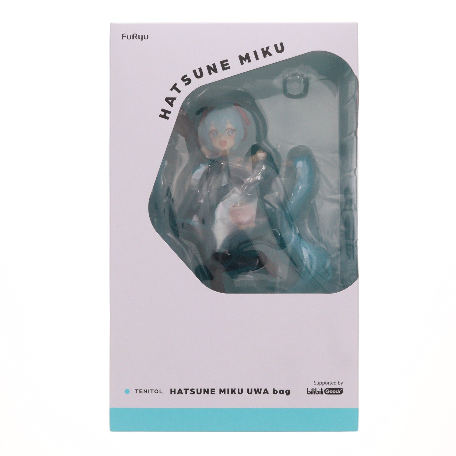 【中古即納】[FIG] FURYU HOBBY MALL限定 TENITOL 初音ミク UWA ふわふわ可愛い笑顔バッグ キャラクター・ボーカル・シリーズ 01 初音ミク 完成品 フィギュア(AMU-TNL0121) フリュー(20250731)