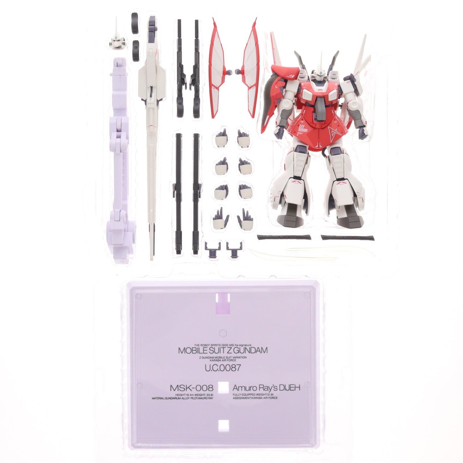 【中古即納】[FIG] 魂ウェブ商店限定 ROBOT魂(Ka signature)(SIDE MS) アムロ・レイ専用ディジェ 機動戦士Zガンダム 完成品 可動フィギュア バンダイスピリッツ(20240917)
