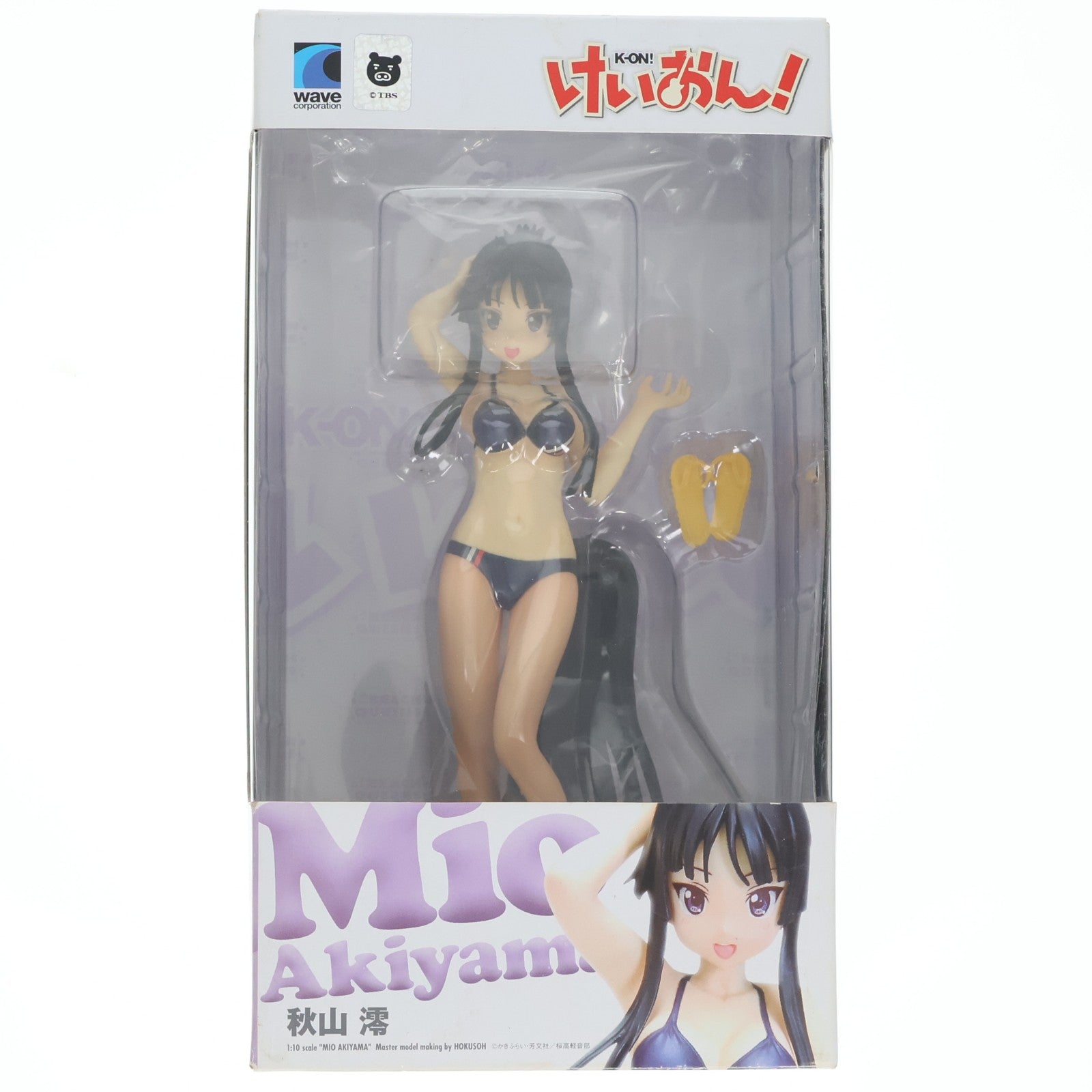 【中古即納】[FIG] BEACH QUEENS(ビーチクイーンズ) 秋山澪(あきやまみお) けいおん! 1/10 完成品 フィギュア ウェーブ(WAVE)(20091226)