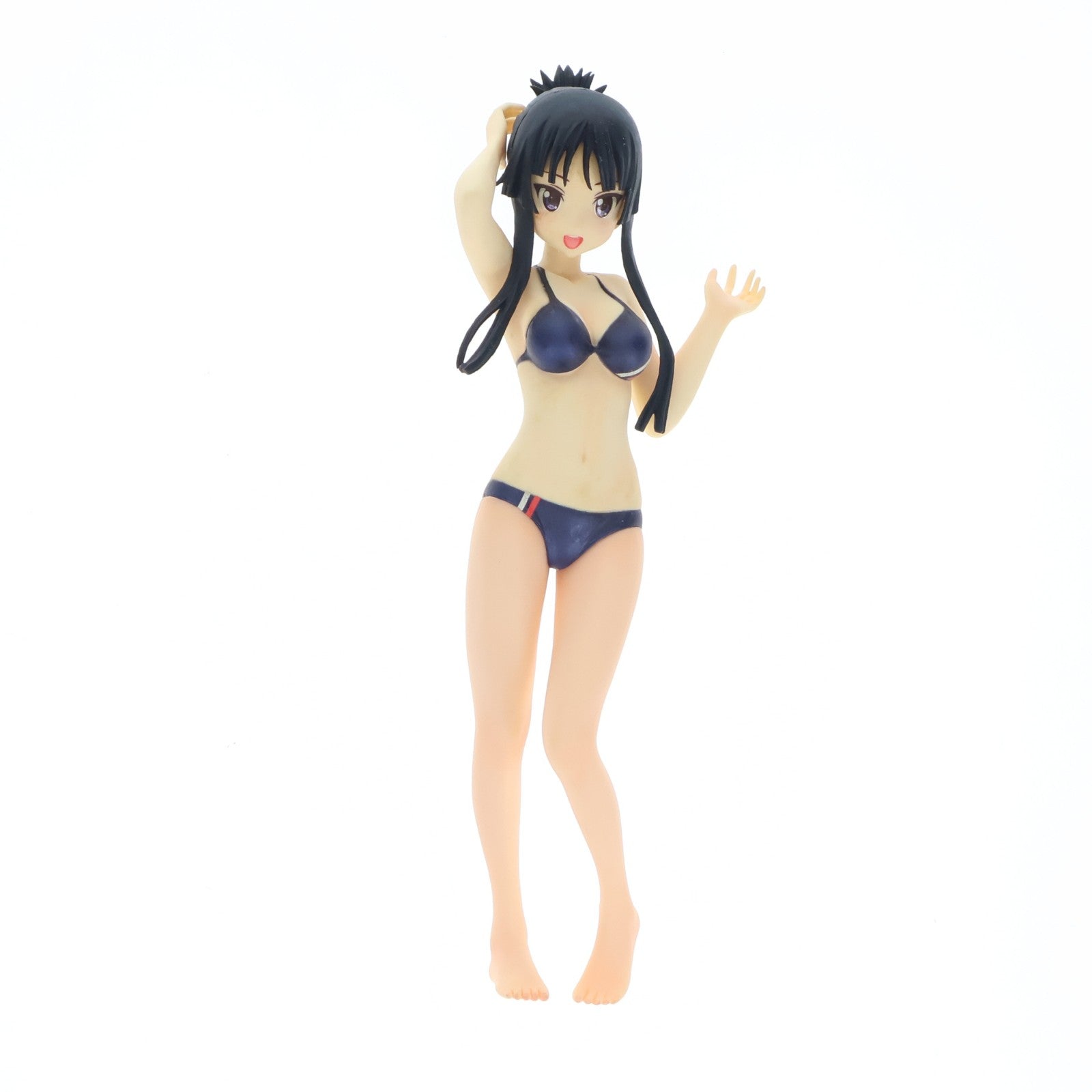 【中古即納】[FIG] BEACH QUEENS(ビーチクイーンズ) 秋山澪(あきやまみお) けいおん! 1/10 完成品 フィギュア ウェーブ(WAVE)(20091226)