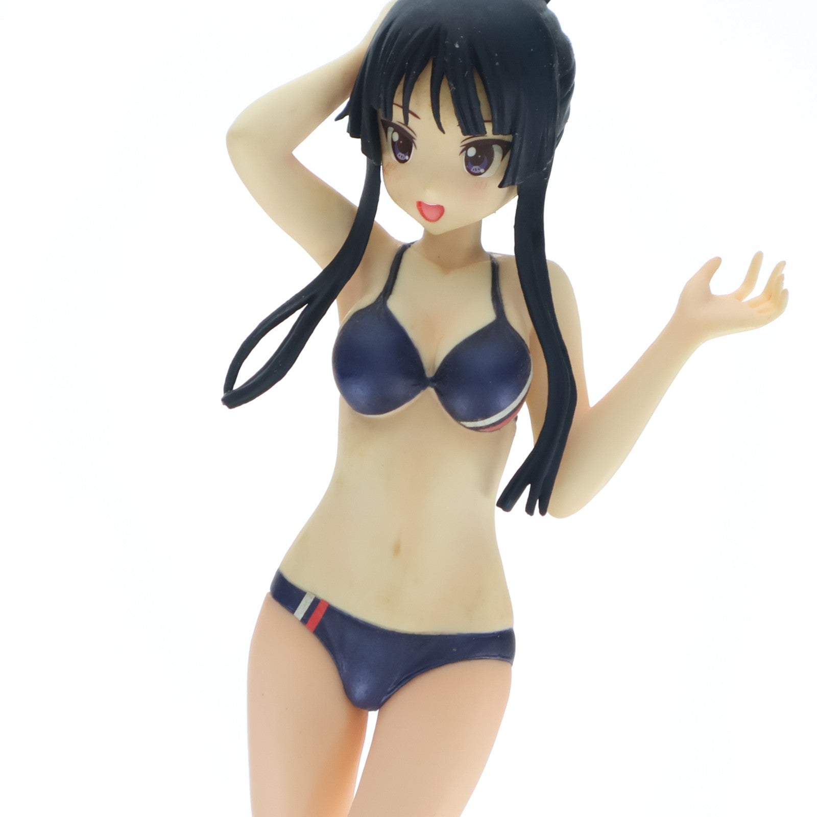 【中古即納】[FIG] BEACH QUEENS(ビーチクイーンズ) 秋山澪(あきやまみお) けいおん! 1/10 完成品 フィギュア ウェーブ(WAVE)(20091226)