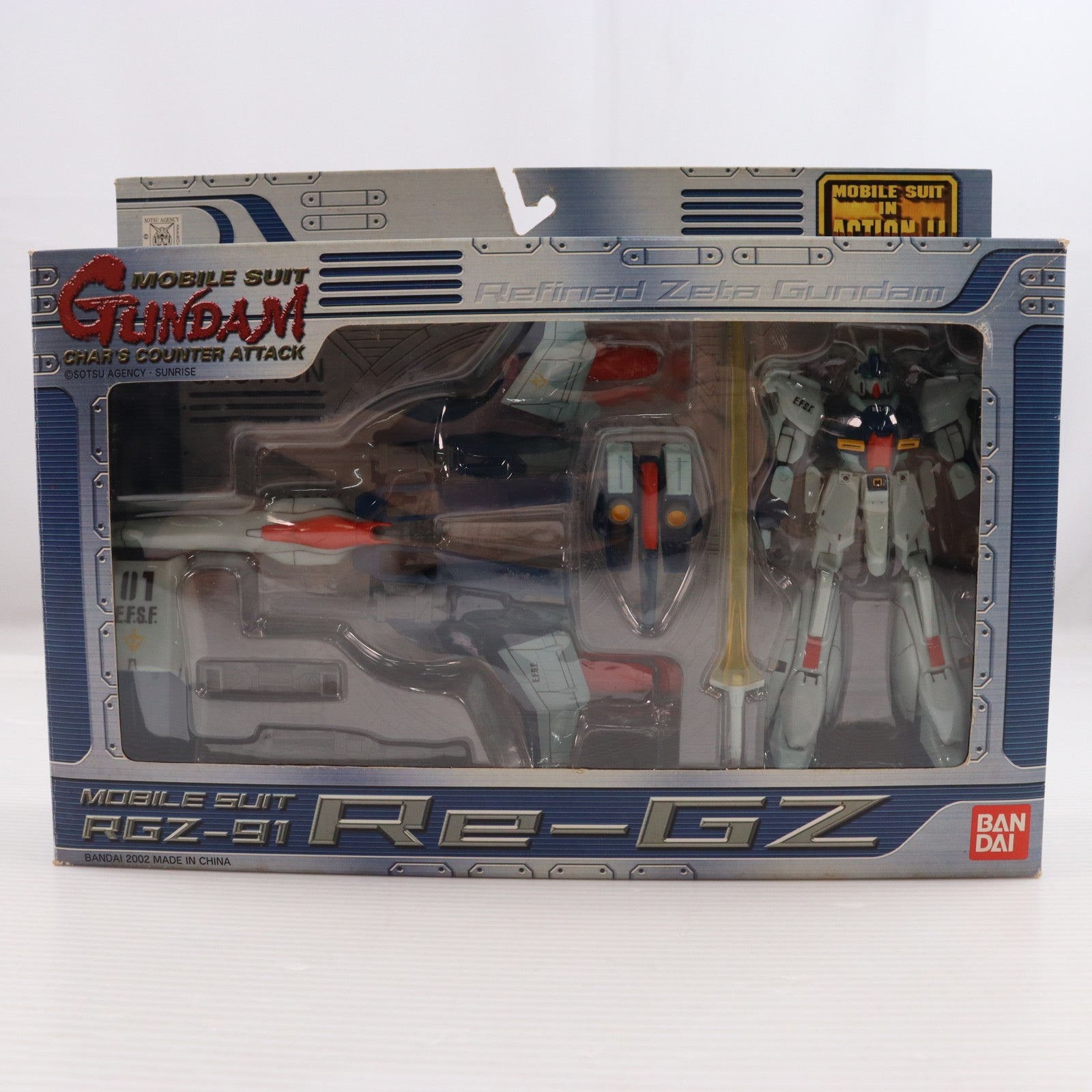 【中古即納】[FIG] MS IN ACTION!!(モビルスーツ・イン・アクション) RGZ-91 リ・ガズィ 機動戦士ガンダム 逆襲のシャア 完成品 可動フィギュア バンダイ(20020628)