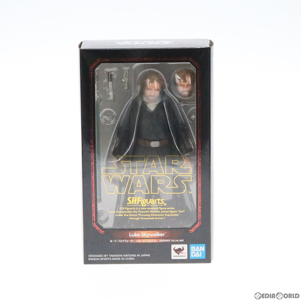 【中古即納】[FIG] S.H.Figuarts(フィギュアーツ) ルーク・スカイウォーカー -バトル・オブ・クレイト Ver.-(STAR WARS: The Last Jedi) スター・ウォーズ エピソード8/最後のジェダイ 完成品 可動フィギュア バンダイスピリッツ(20191220)