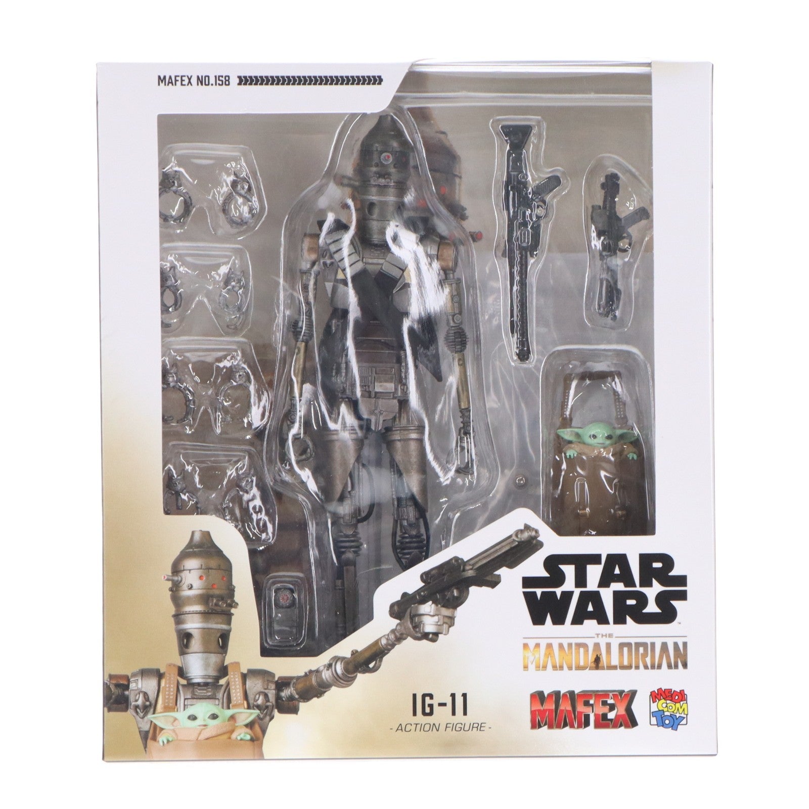 【中古即納】[FIG] マフェックス No.158 MAFEX IG-11 STAR WARS(スター・ウォーズ) ザ・マンダロリアン 完成品 可動フィギュア メディコム・トイ(20220824)
