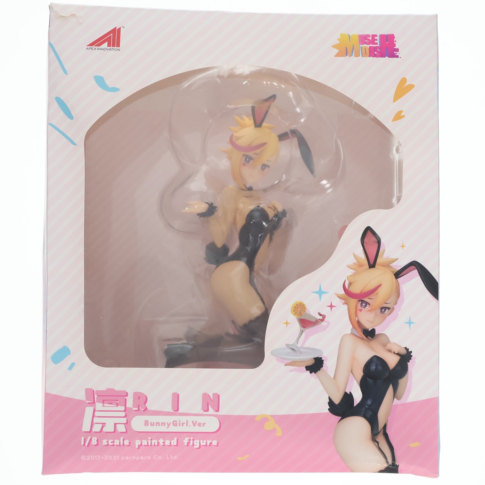 【中古即納】[FIG] 予約特典付属 リン バニーガールVer. Muse Dash(ミューズダッシュ) 1/8 完成品 フィギュア APEX(エーペックス)(20210519)