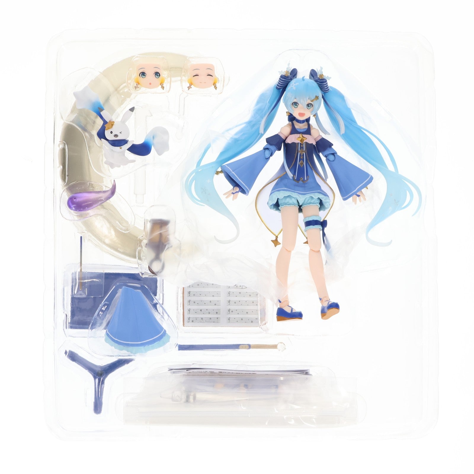 【中古即納】[FIG] figma(フィグマ) EX-037 雪ミク Twinkle Snow ver. キャラクター・ボーカル・シリーズ01 初音ミク 完成品 可動フィギュア ワンフェス2017冬限定 マックスファクトリー(20170219)