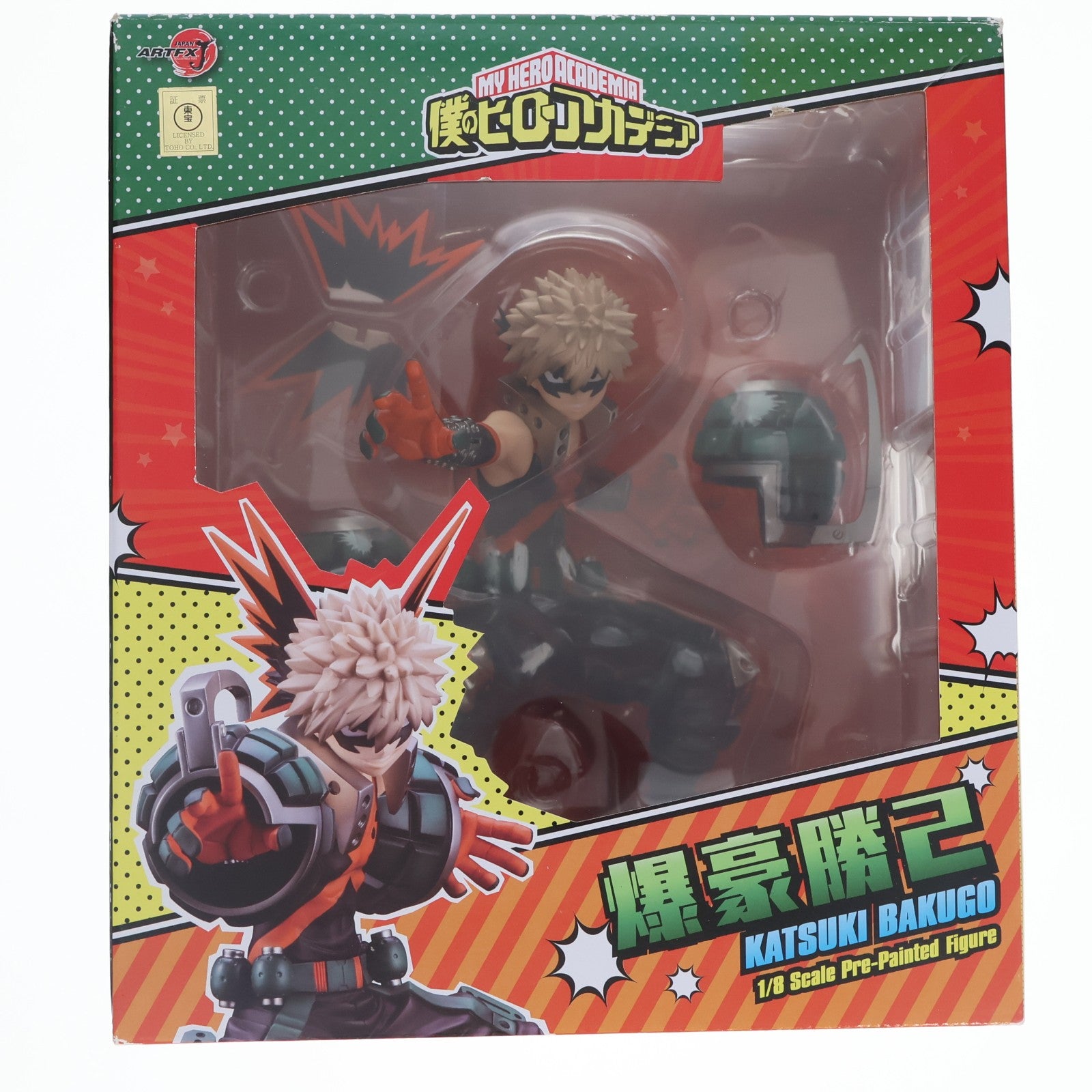 【中古即納】[FIG] ARTFX J 爆豪勝己(ばくごうかつき) 僕のヒーローアカデミア 1/8 完成品 フィギュア(PP790) コトブキヤ(20190830)