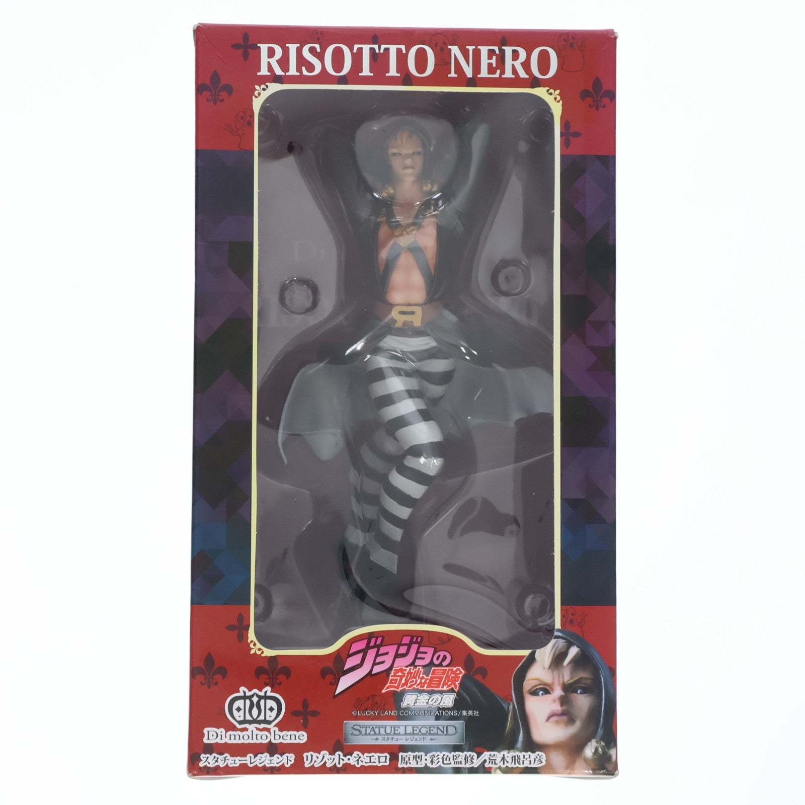 【中古即納】[FIG] スタチューレジェンド 第33弾 リゾット・ネエロ ジョジョの奇妙な冒険 第五部 黄金の風 完成品 フィギュア ディ・モールト ベネ(20130714)