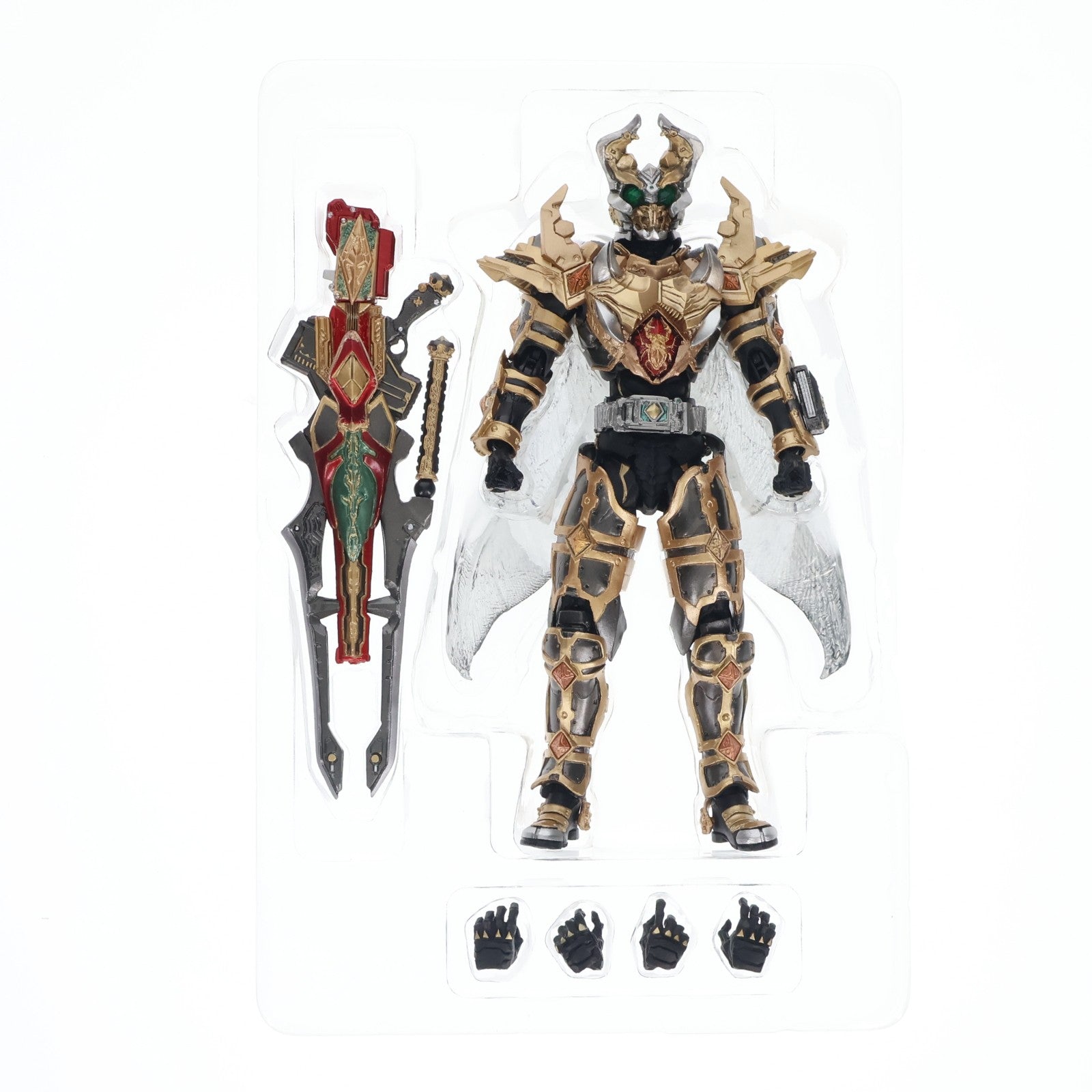 【中古即納】[FIG] S.I.C. 仮面ライダーギャレン キングフォーム 仮面ライダー剣(ブレイド) 完成品 可動フィギュア ホビージャパン誌上通販&オンラインショップ限定 バンダイ/ホビージャパン(20160228)