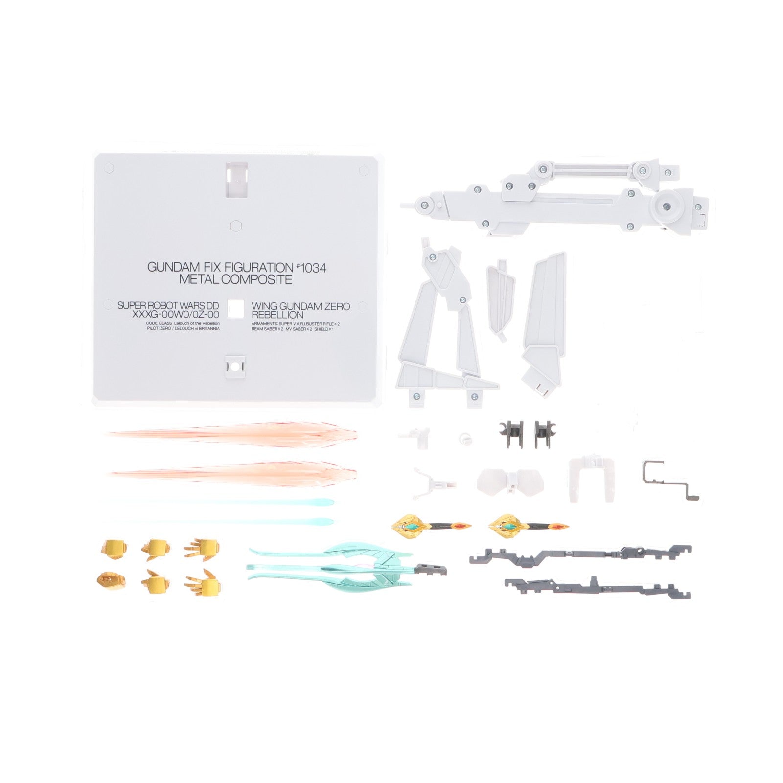 【中古即納】[FIG] 魂ウェブ商店限定 GUNDAM FIX FIGURATION METAL COMPOSITE ウイングガンダムゼロリベリオン スーパーロボット大戦DD 完成品 可動フィギュア バンダイスピリッツ(20251223)