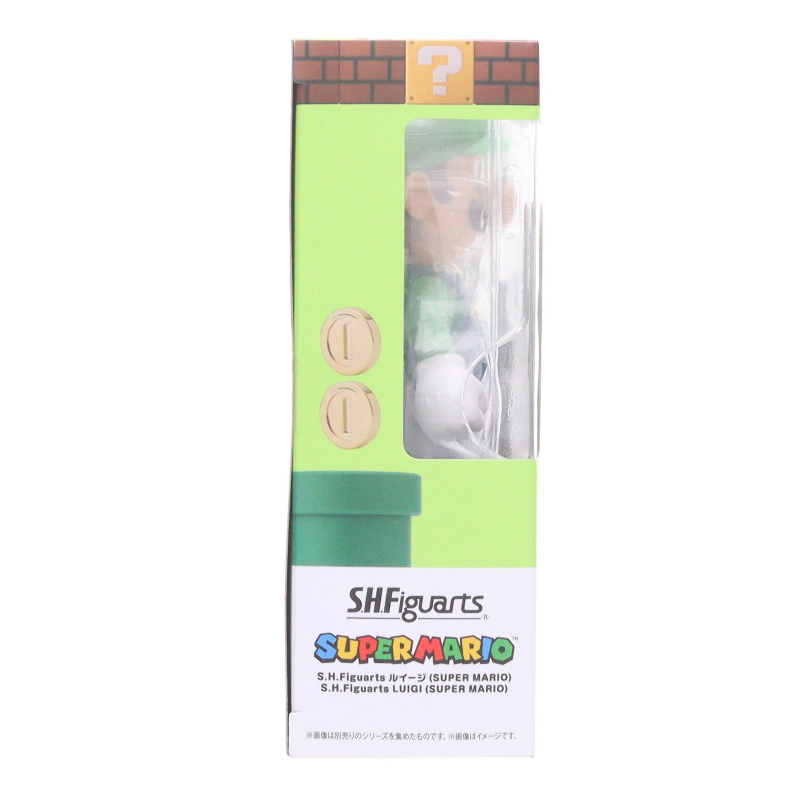 【中古即納】[FIG] S.H.Figuarts(フィギュアーツ) ルイージ(SUPER MARIO) スーパーマリオ 完成品 可動フィギュア バンダイスピリッツ(20260221)