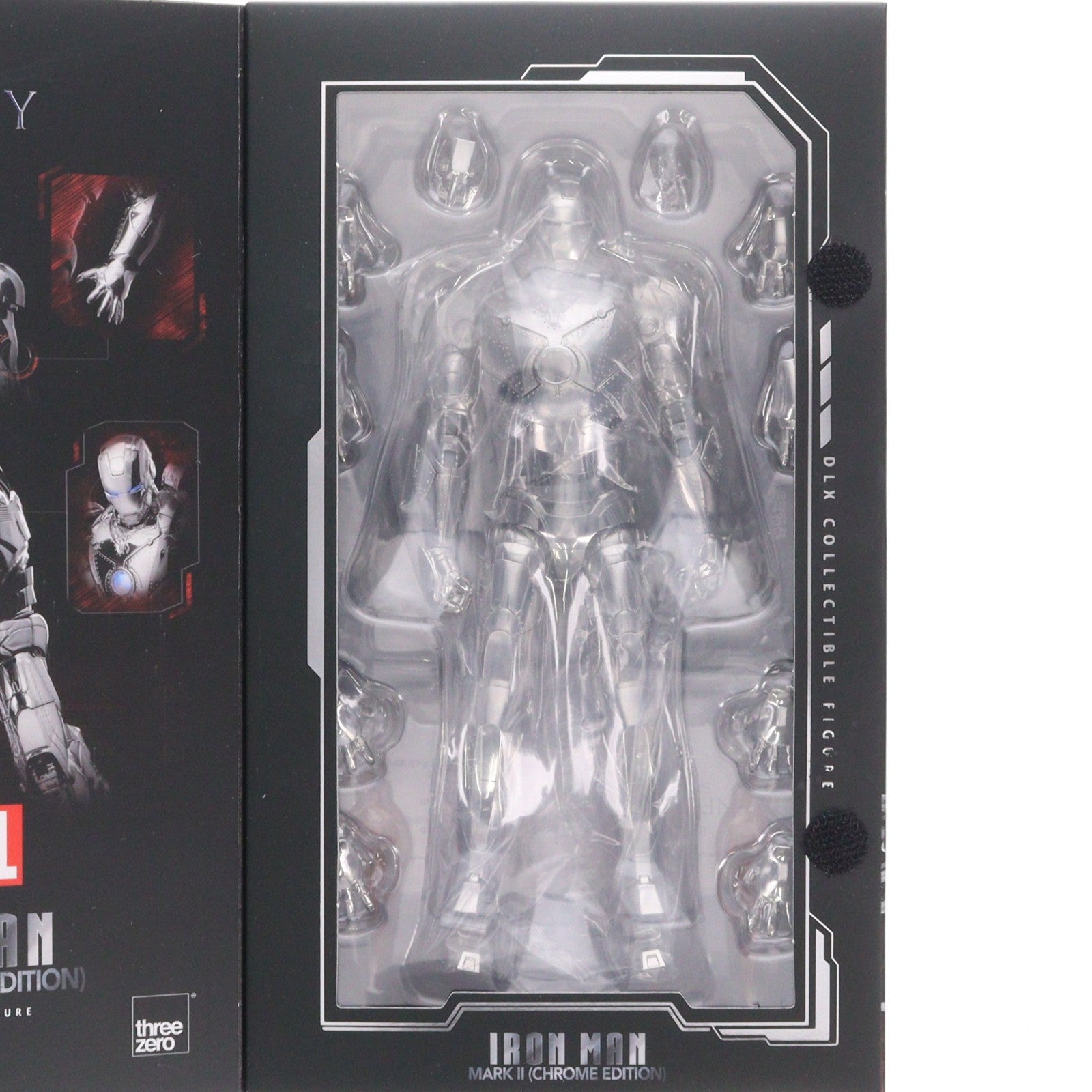 【中古即納】[FIG] DLX Iron Man Mark 2(Chrome Edition)(DLX アイアンマン・マーク2(クローム・エディション)) Marvel Studios' The Infinity Saga(マーベル・スタジオ: インフィニティ・サーガ) 1/12 完成品 可動フィギュア threezero(スリーゼロ)(20260425)