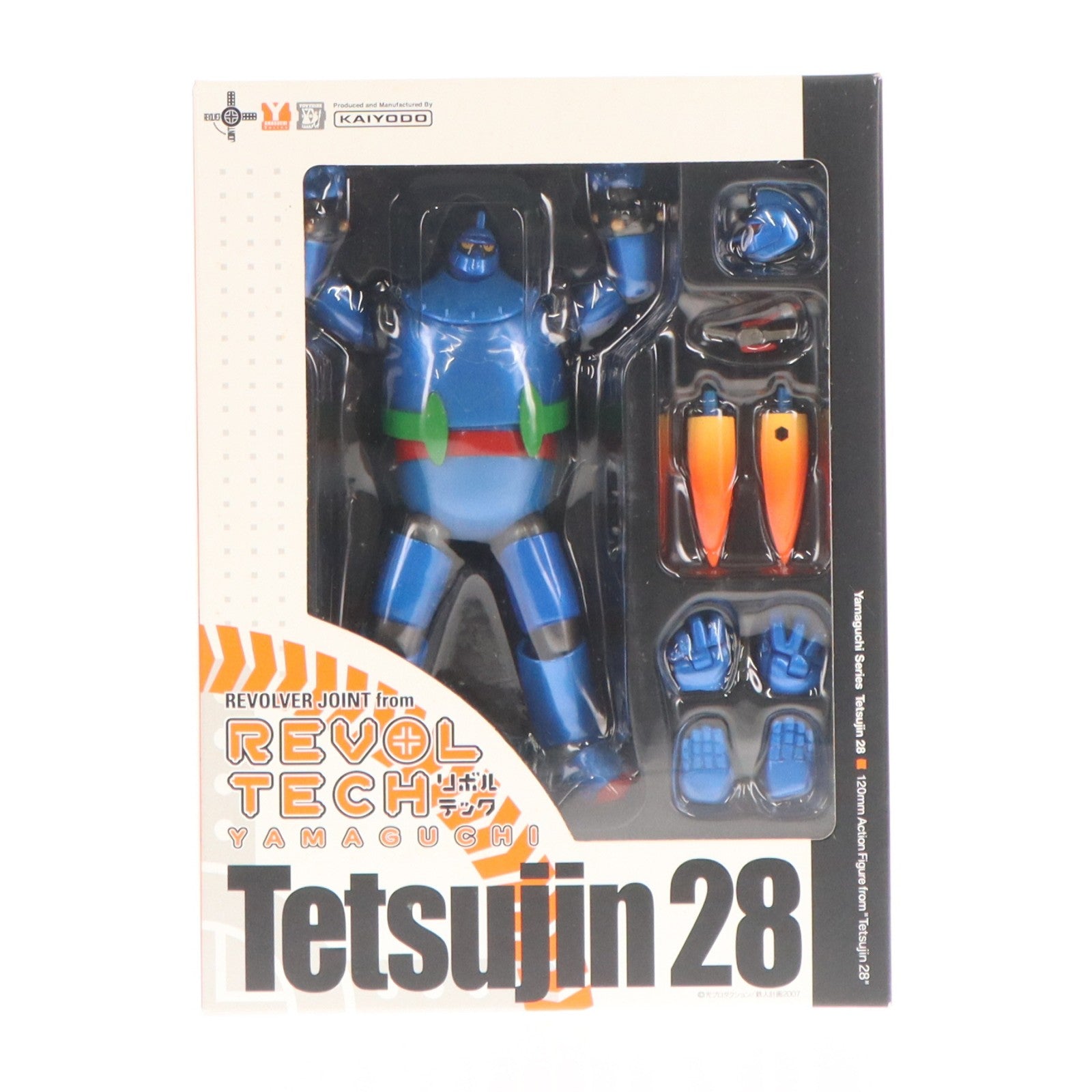 【中古即納】[FIG] (フィギュア単品) リボルテック 鉄人28号 DVD Ver. リボルテック SPECIAL EDITION特典 鉄人28号 白昼の残月 完成品 可動フィギュア 海洋堂(20080521)