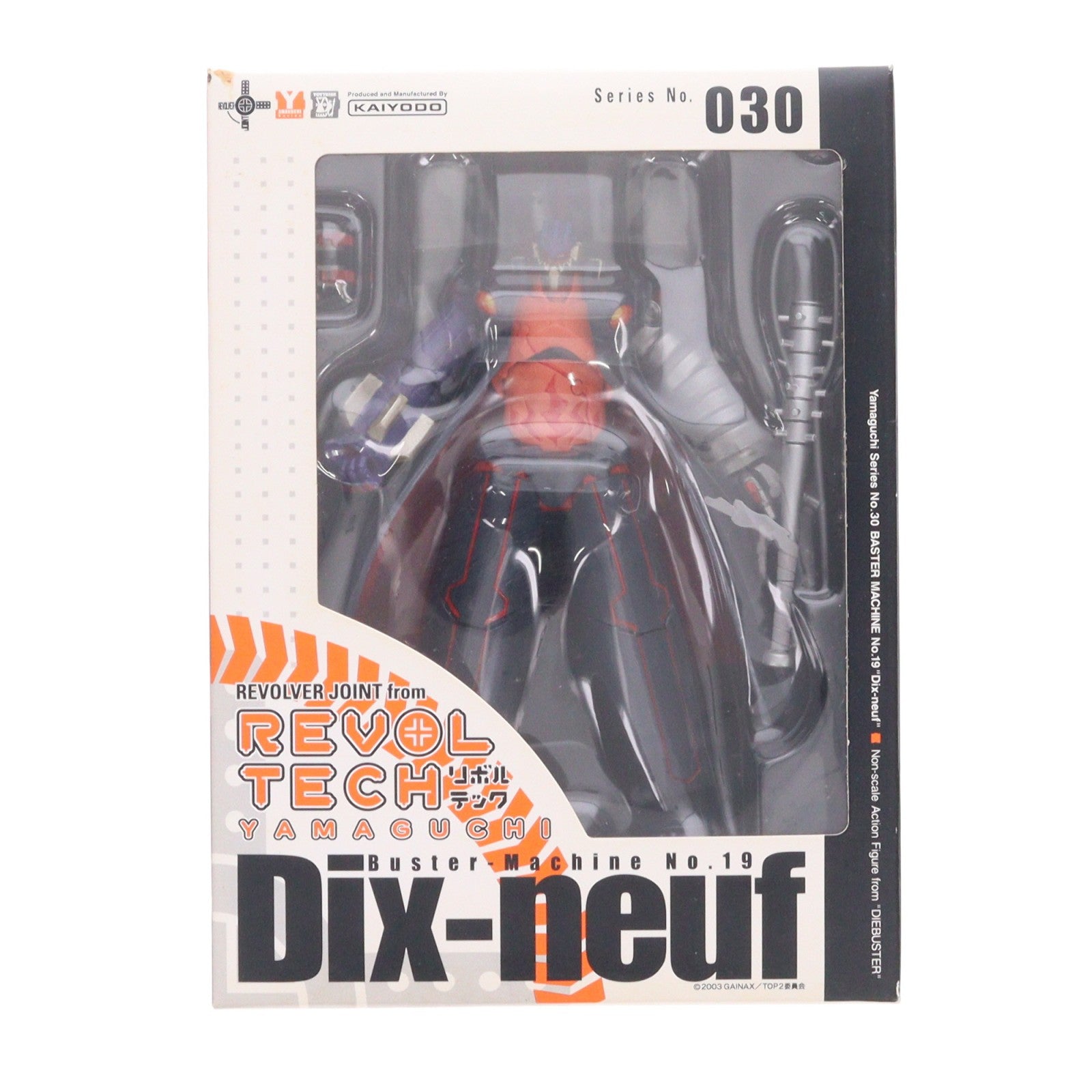 【中古即納】[FIG] リボルテックヤマグチ No.030 ディスヌフ トップをねらえ2! 完成品 可動フィギュア 海洋堂(20070715)