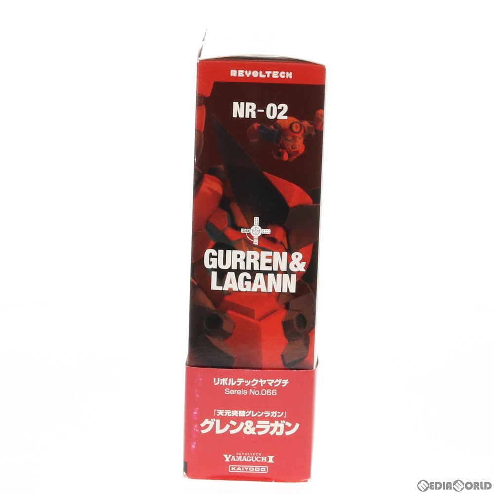 【中古即納】[FIG] 初回限定特典付属 リボルテックヤマグチ No.066 グレン&ラガン 天元突破グレンラガン 完成品 可動フィギュア 海洋堂(20101113)