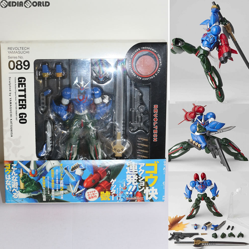 【中古即納】[FIG] リボルテックヤマグチ No.089 ゲッター號(ごう) ゲッターロボ號(ごう) 完成品 可動フィギュア 海洋堂(20100516)