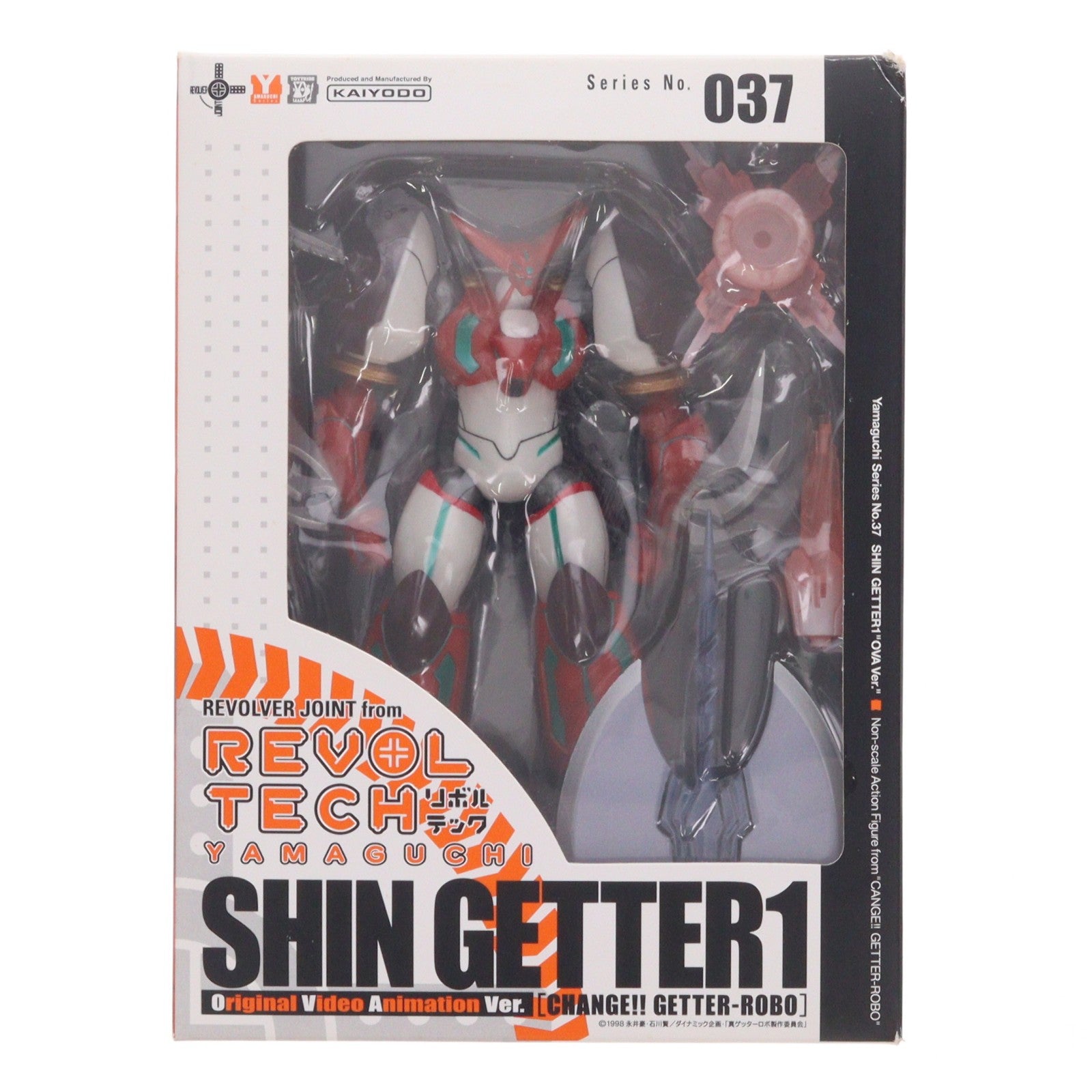 【中古即納】[FIG] リボルテックヤマグチ No.037 OVA版 真ゲッター1 真ゲッターロボ(チェンジ!!ゲッターロボ) 世界最後の日 完成品 可動フィギュア 海洋堂(20071015)