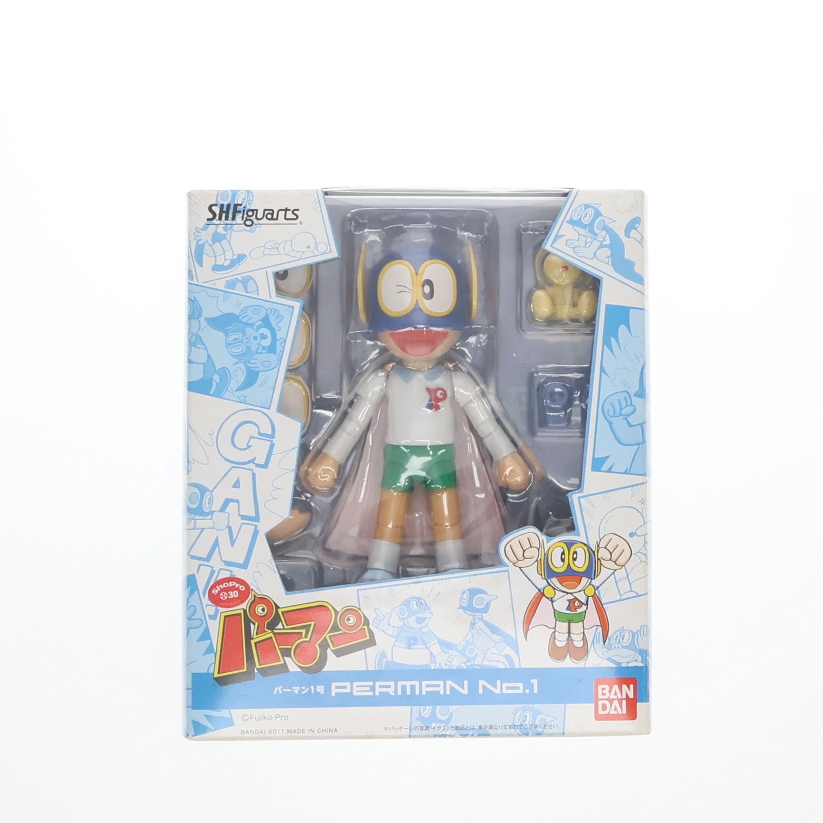 【中古即納】[FIG] S.H.Figuarts(フィギュアーツ) パーマン1号 パーマン 完成品 可動フィギュア バンダイ(20110625)