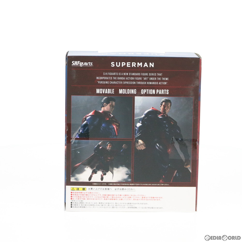 【中古即納】[FIG] 魂ウェブ商店限定 S.H.Figuarts(フィギュアーツ) スーパーマン(INJUSTICE ver.) インジャスティス:神々(ヒーロー)の激突 完成品 可動フィギュア バンダイ(20150715)