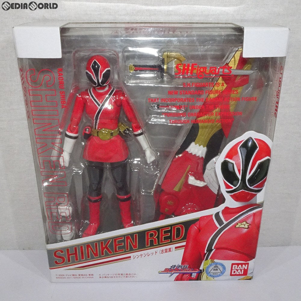 【中古即納】[FIG] イオン限定 S.H.Figuarts(フィギュアーツ) シンケンレッド(志葉薫)(しばかおる) 侍戦隊シンケンジャー 完成品 可動フィギュア バンダイ(20110812)