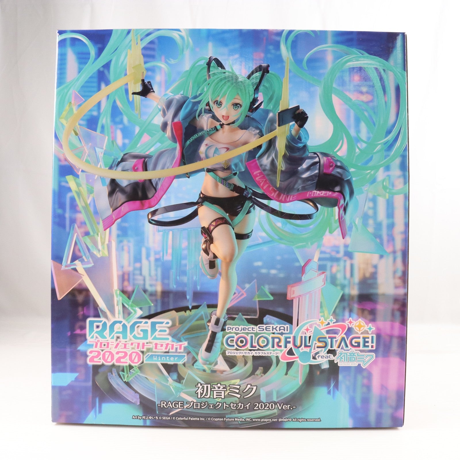 【中古即納】[FIG] SHIBUYA SCRAMBLE FIGURE 初音ミク -RAGE プロジェクトセカイ 2020 Ver.- プロジェクトセカイ カラフルステージ! feat. 初音ミク 1/7 完成品 フィギュア eStream(20231030)