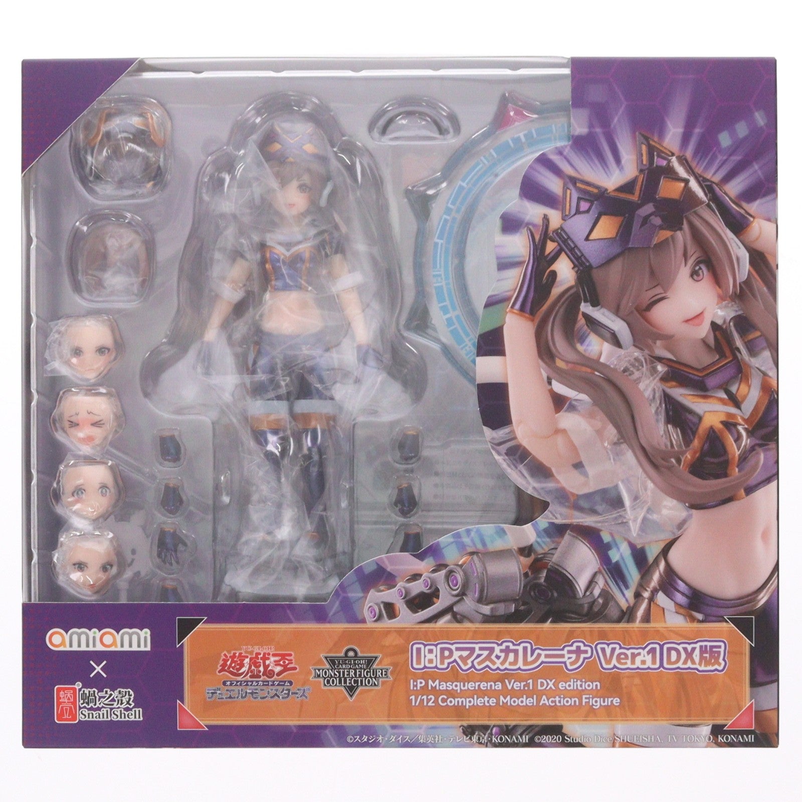 【中古即納】[FIG] I:Pマスカレーナ Ver.1 DX版 遊戯王カードゲーム モンスターフィギュアコレクション 1/12 完成品 アクションフィギュア あみあみ×蝸之殼Snail Shell(20250731)