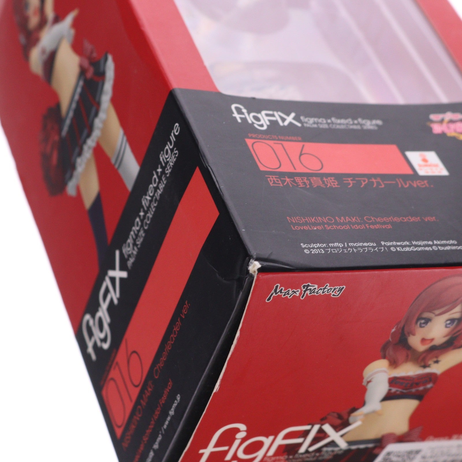 【中古即納】[FIG] figFIX-016 西木野真姫(にしきのまき) チアガールver. ラブライブ!スクールアイドルフェスティバル 完成品 フィギュア マックスファクトリー(20171130)