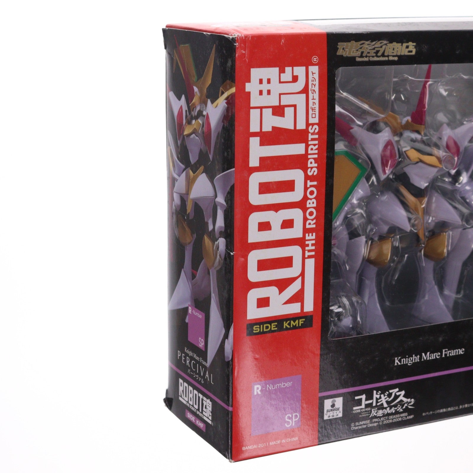 【中古即納】[FIG] 魂ウェブ商店限定 ROBOT魂(SIDE KMF) パーシヴァル コードギアス 反逆のルルーシュR2 完成品 可動フィギュア バンダイ(20111130)