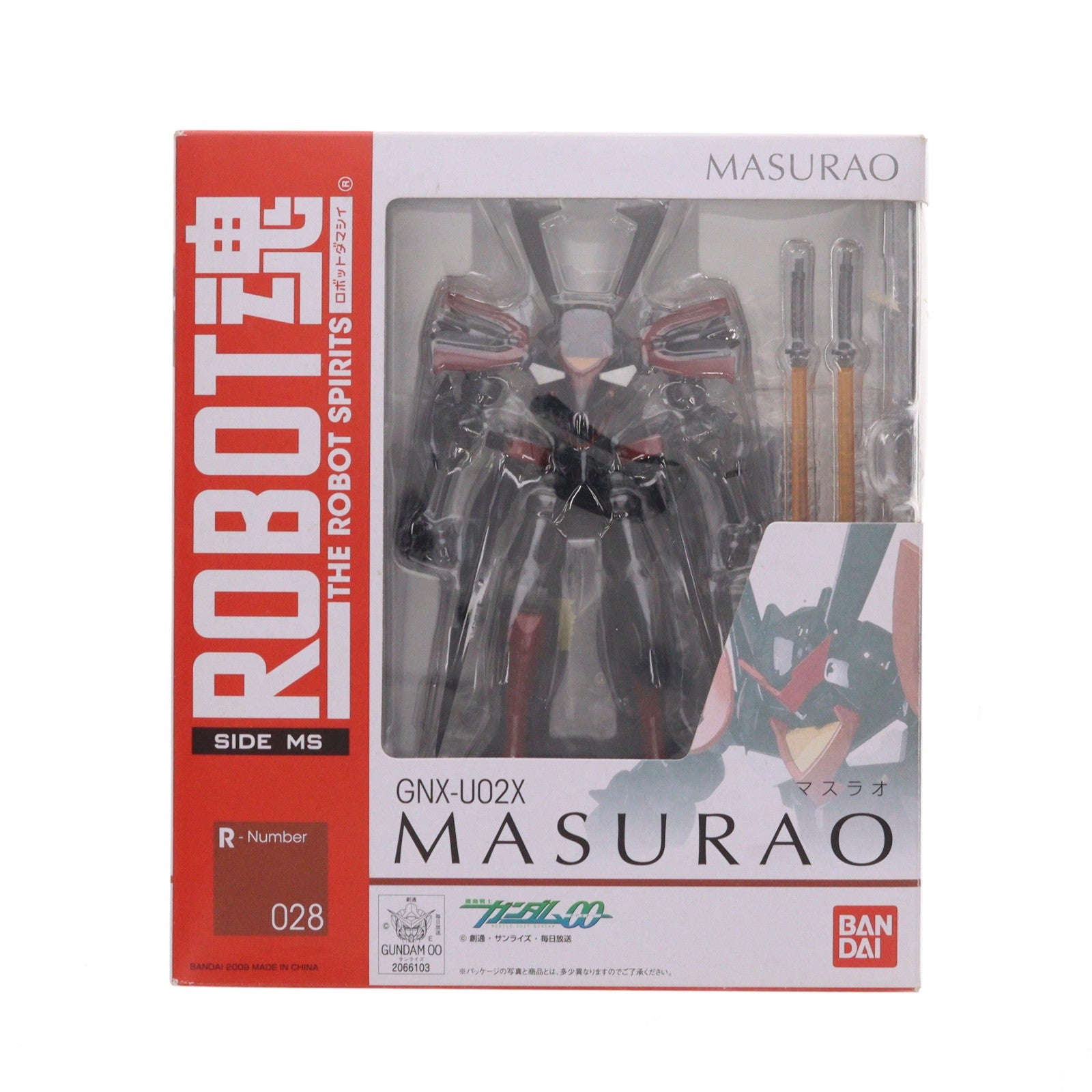 【中古即納】[FIG] 初回限定特典付属 ROBOT魂(SIDE MS) マスラオ 機動戦士ガンダム00(ダブルオー) 完成品 可動フィギュア バンダイ(20101120)