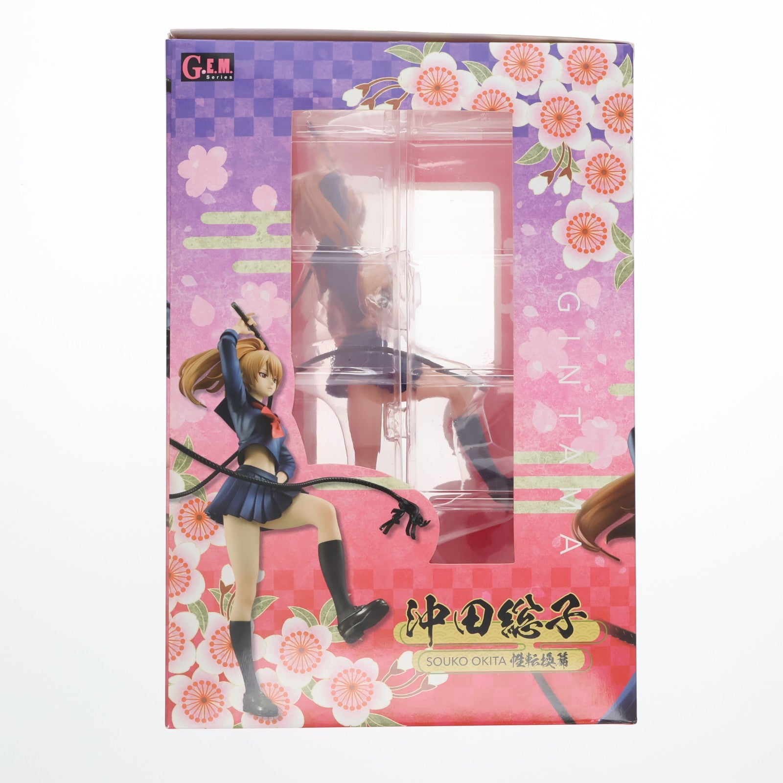 【中古即納】[FIG] G.E.M.シリーズ 沖田総子(おきたそうこ) 性転換篇 銀魂 1/8 完成品 フィギュア 一部オンラインショップ&アニメイト限定 メガハウス(20170731)