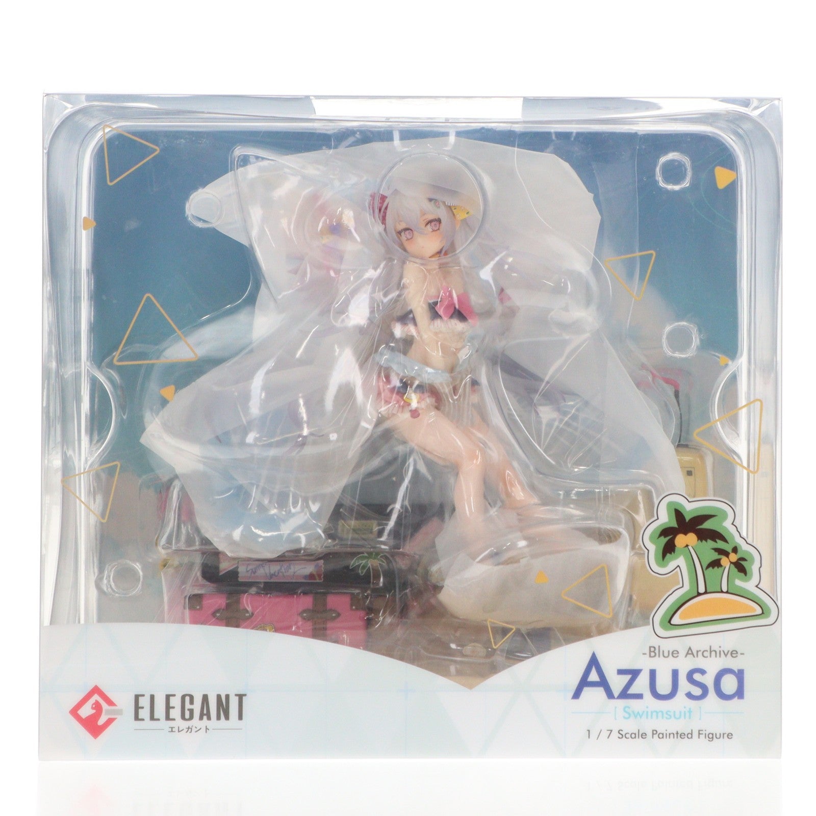 【中古即納】[FIG] アズサ(水着) ブルーアーカイブ -Blue Archive- 1/7 完成品 フィギュア エレガント(20250119)