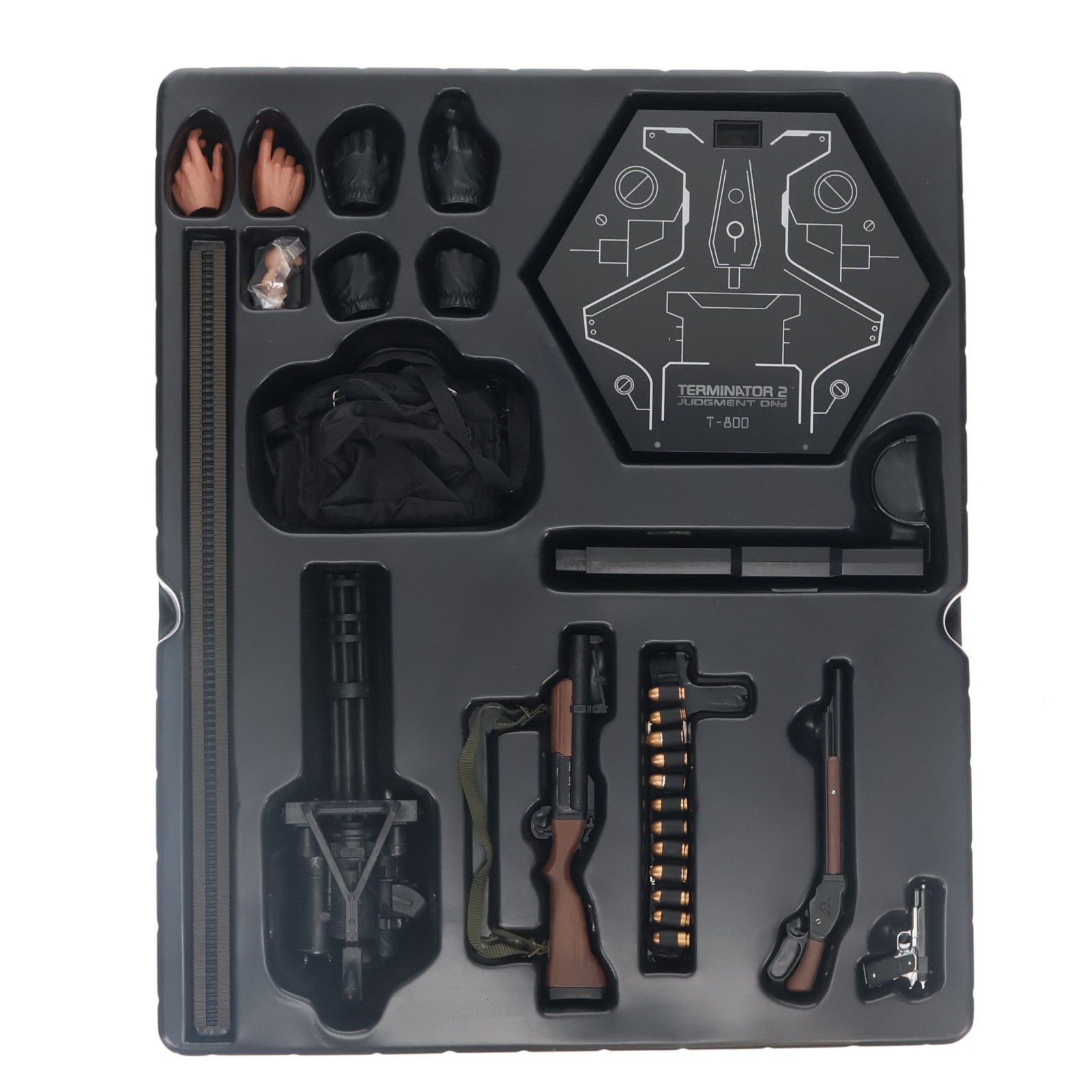 【中古即納】[FIG] ムービー・マスターピース DX T-800 ターミネーター2 1/6 完成品 可動フィギュア(DX #10) ホットトイズ/サイドショウ(20121121)