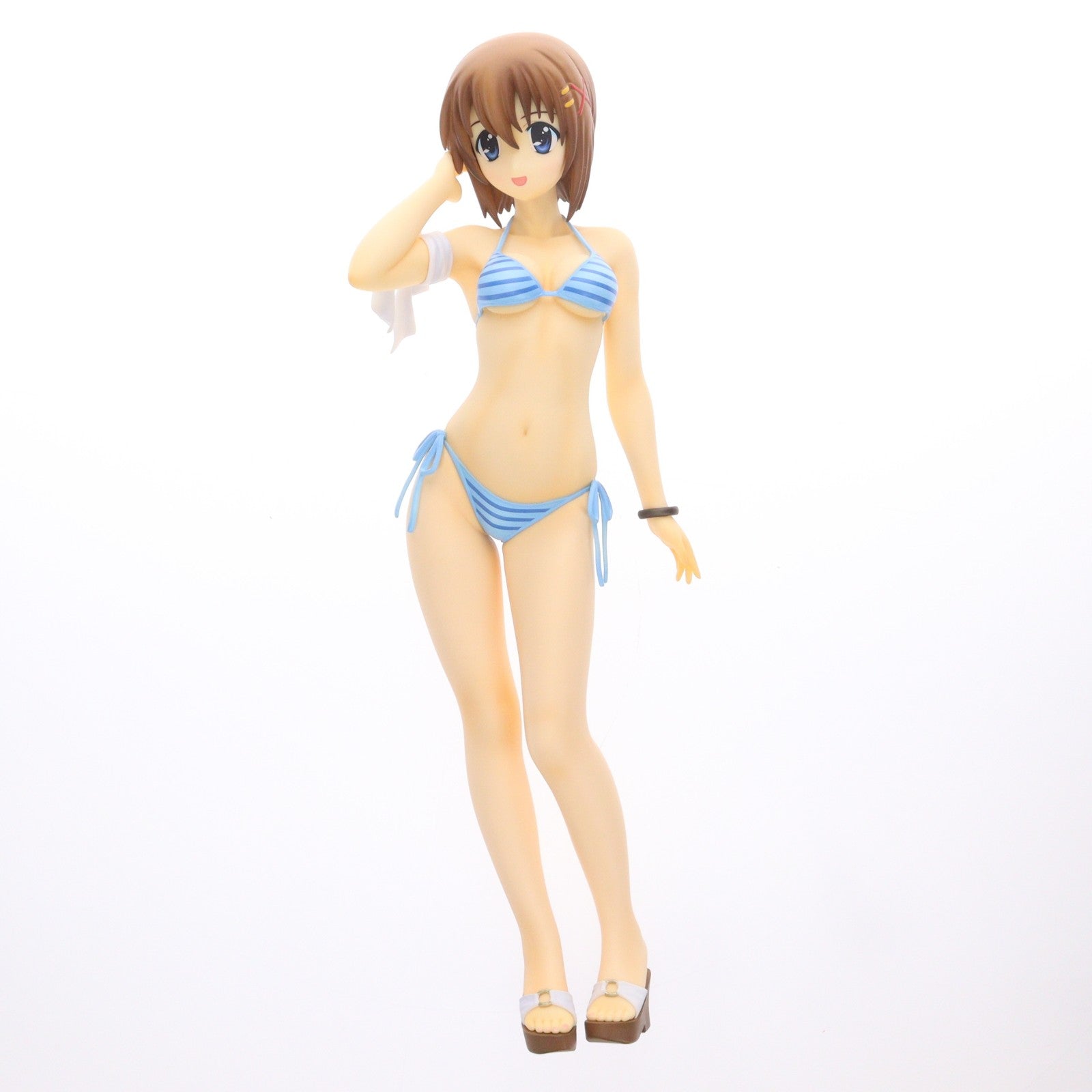 【中古即納】[FIG] 八神はやて(やがみはやて) 水着Ver. 魔法少女リリカルなのはStrikerS(ストライカーズ) 1/4 完成品 フィギュア ギフト(Gift)(20111112)