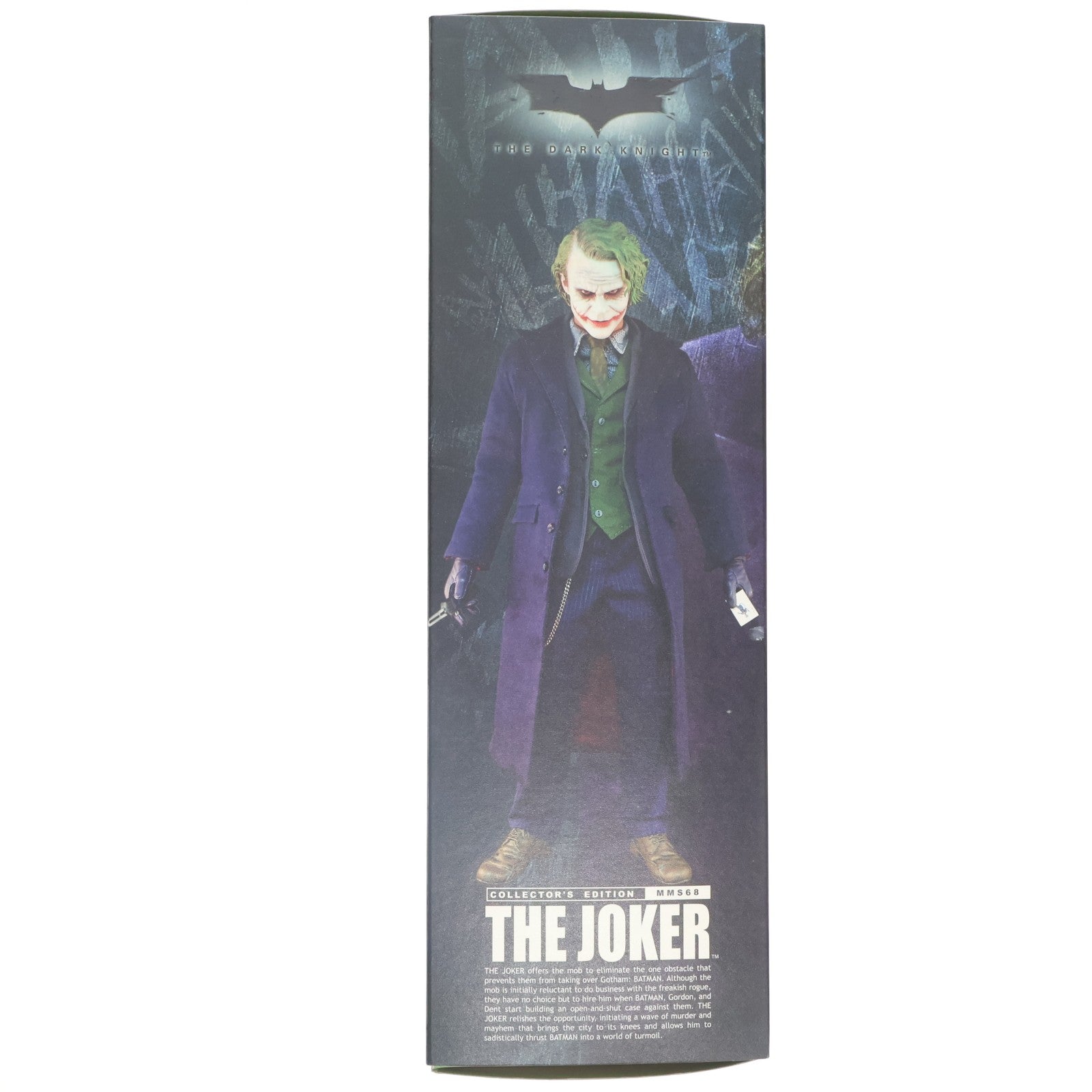 【中古即納】[FIG] 豆魚雷限定 ムービー・マスターピース ジョーカー ダークナイト 1/6 完成品 アクションフィギュア(MMS68) ホットトイズ(20080830)
