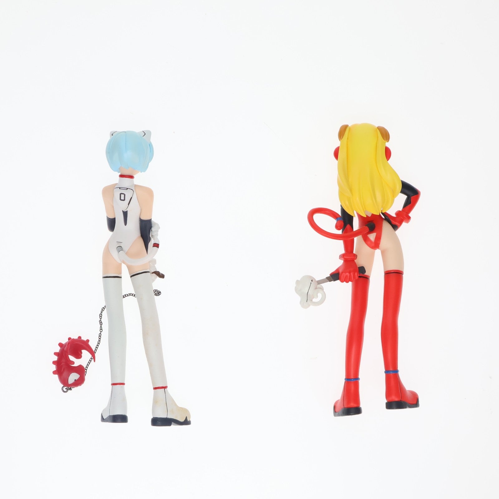 【中古即納】[FIG] 綾波レイ&惣流・アスカ・ラングレー【ぐりむろっく!】 ミックス エディション 新世紀エヴァンゲリオン 完成品 フィギュア 海洋堂(20050322)