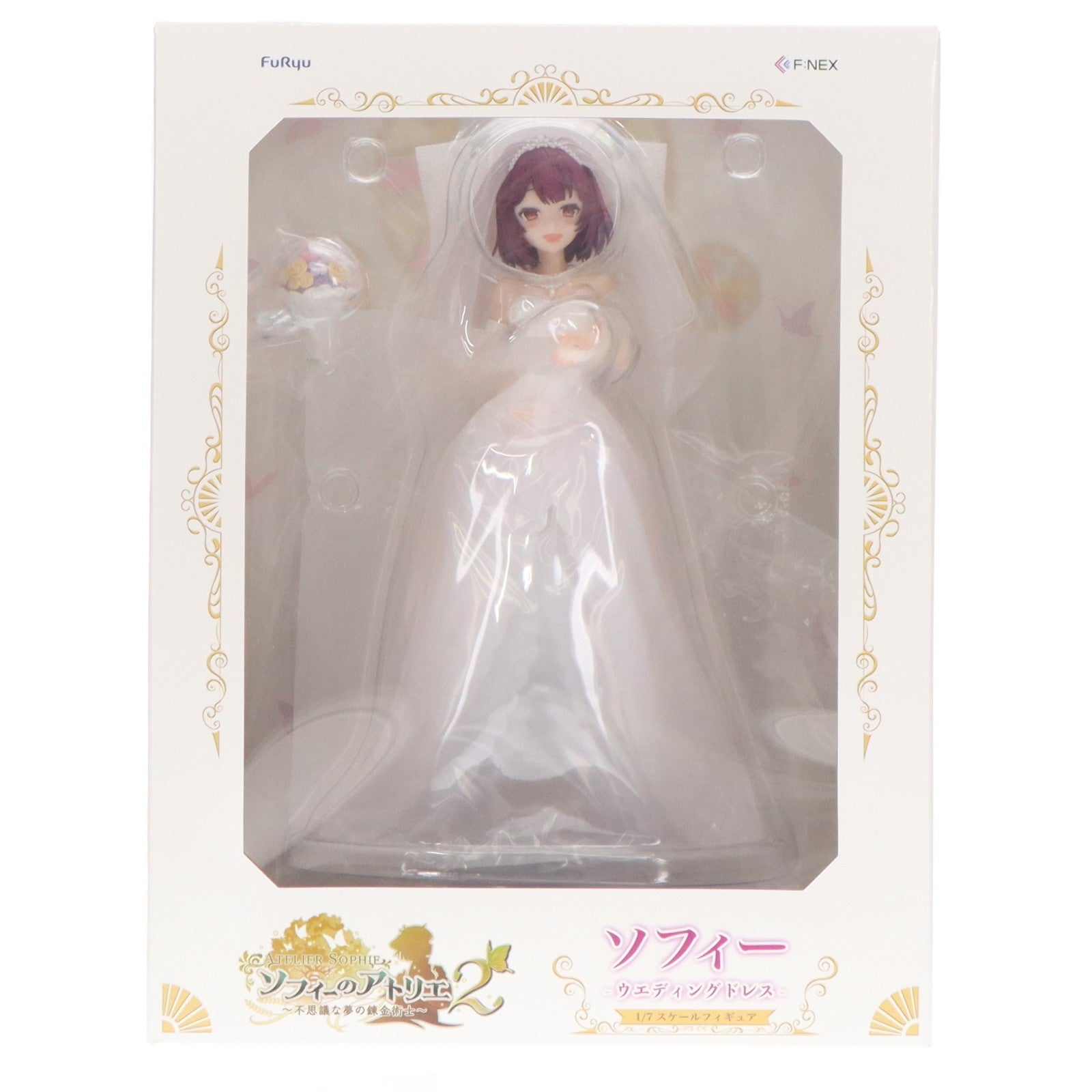 【中古即納】[FIG] F:NEX限定 ソフィー -ウエディングドレス- ソフィーのアトリエ2 ～不思議な夢の錬金術士～ 1/7 完成品 フィギュア(AMU-FNX912) フリュー(20240531)