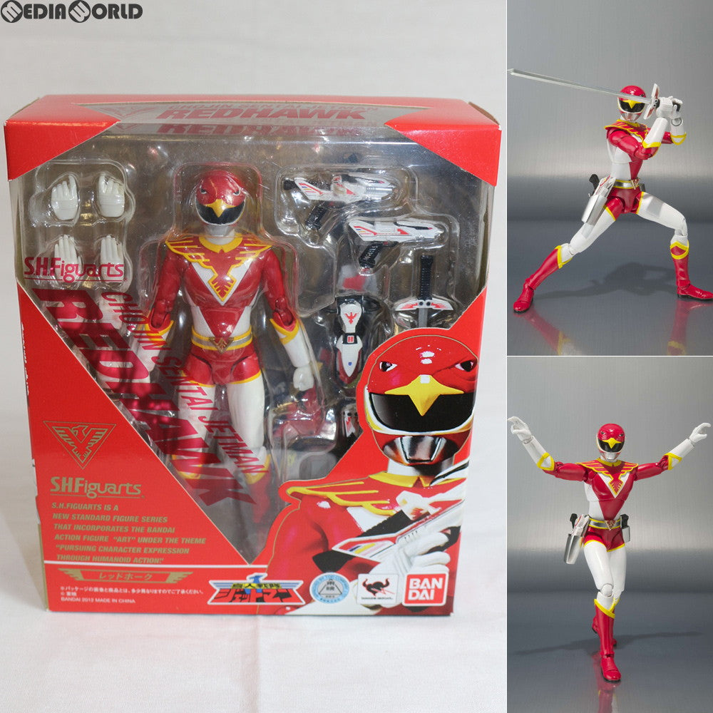 【中古即納】[FIG] S.H.Figuarts(フィギュアーツ) レッドホーク 鳥人戦隊ジェットマン 完成品 可動フィギュア バンダイ(20120825)